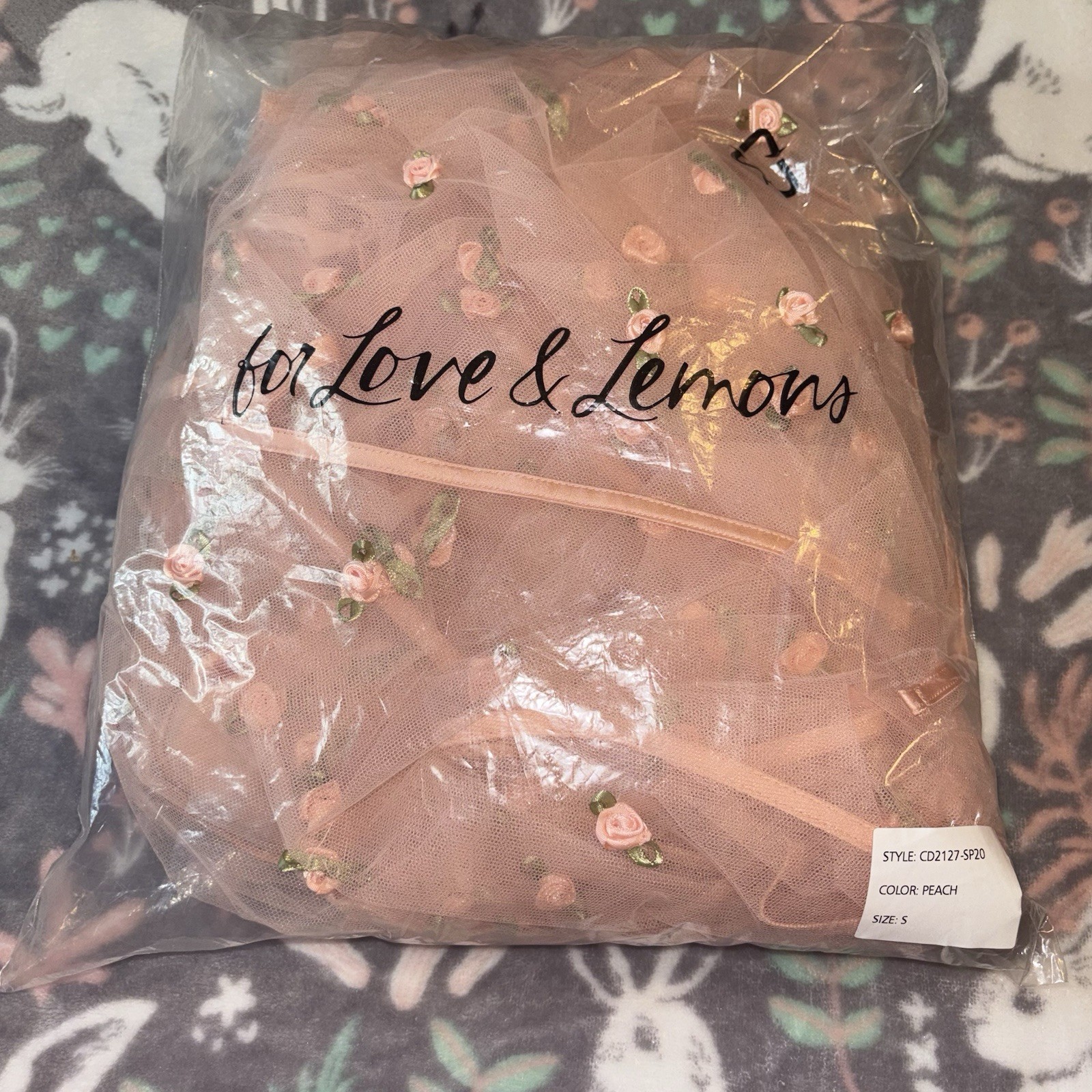 For Love & Lemons Jasmine Rosette Maxi Dress Size Small New With Tags