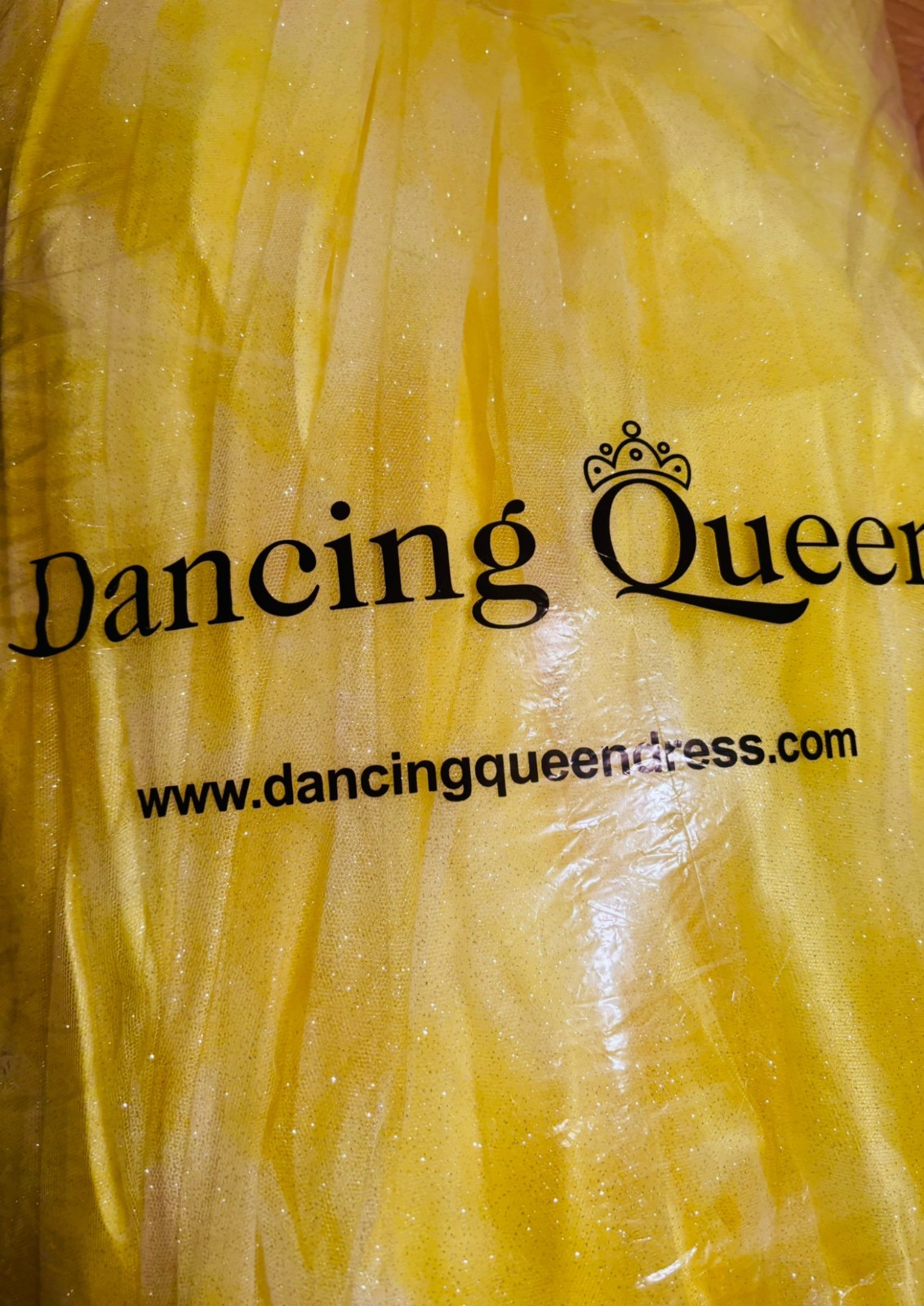 NWT Dancing Queen Sheer Bodice Glitter Puffy Skirt Ball Gown Formal dress, 2XL