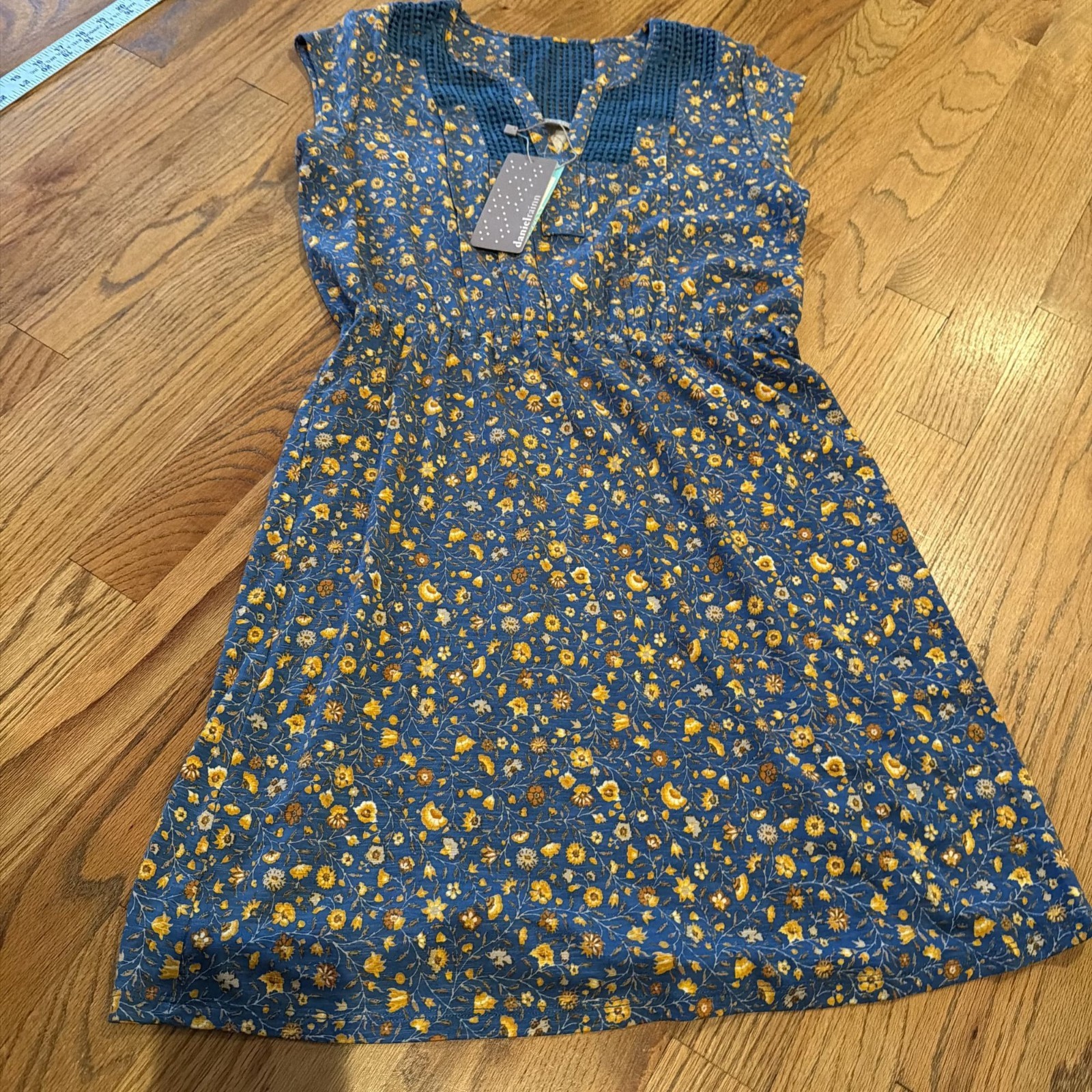 DANIELRAINN WOMENS BLUE FLORAL DRESS NEW SMALL STITCH FIX
