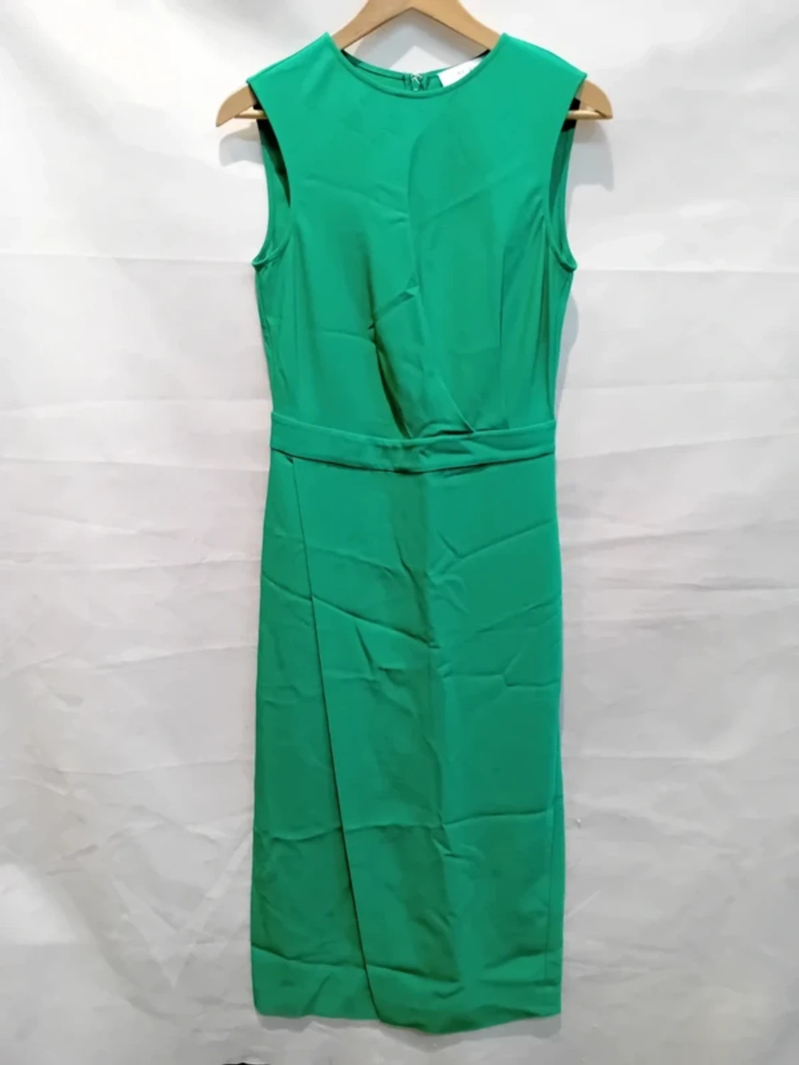 Reiss Green Sleeveless Sheath Dress – Size UK 8
