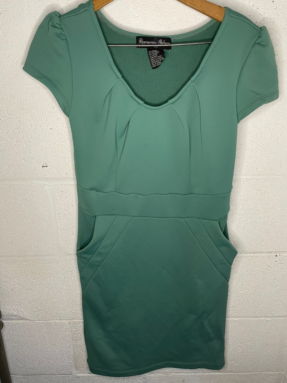 Appropriate Behavior Sea-Green Dress
