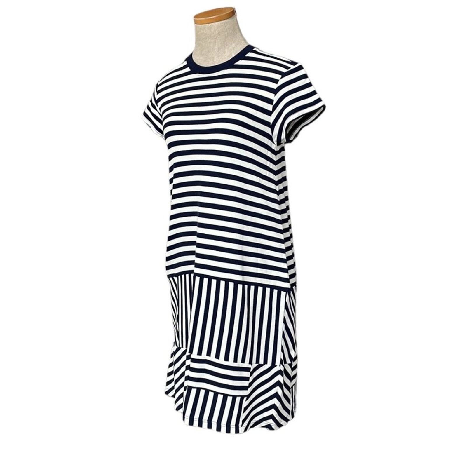 ATM Anthony Thomas Melillo Dress Women’s XS Extra Small Blue Stripe T-Shirt