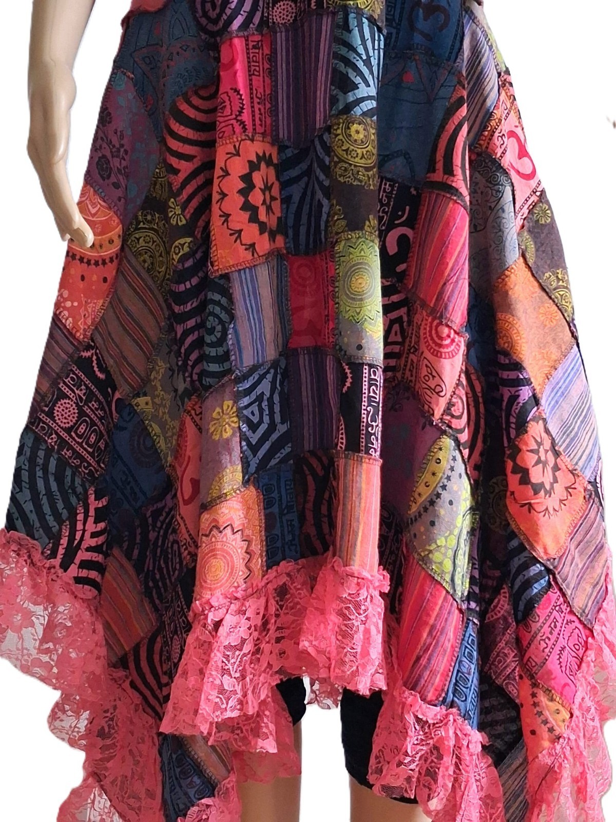 Authentic Nepalese Handcrafted Patchwork Dress