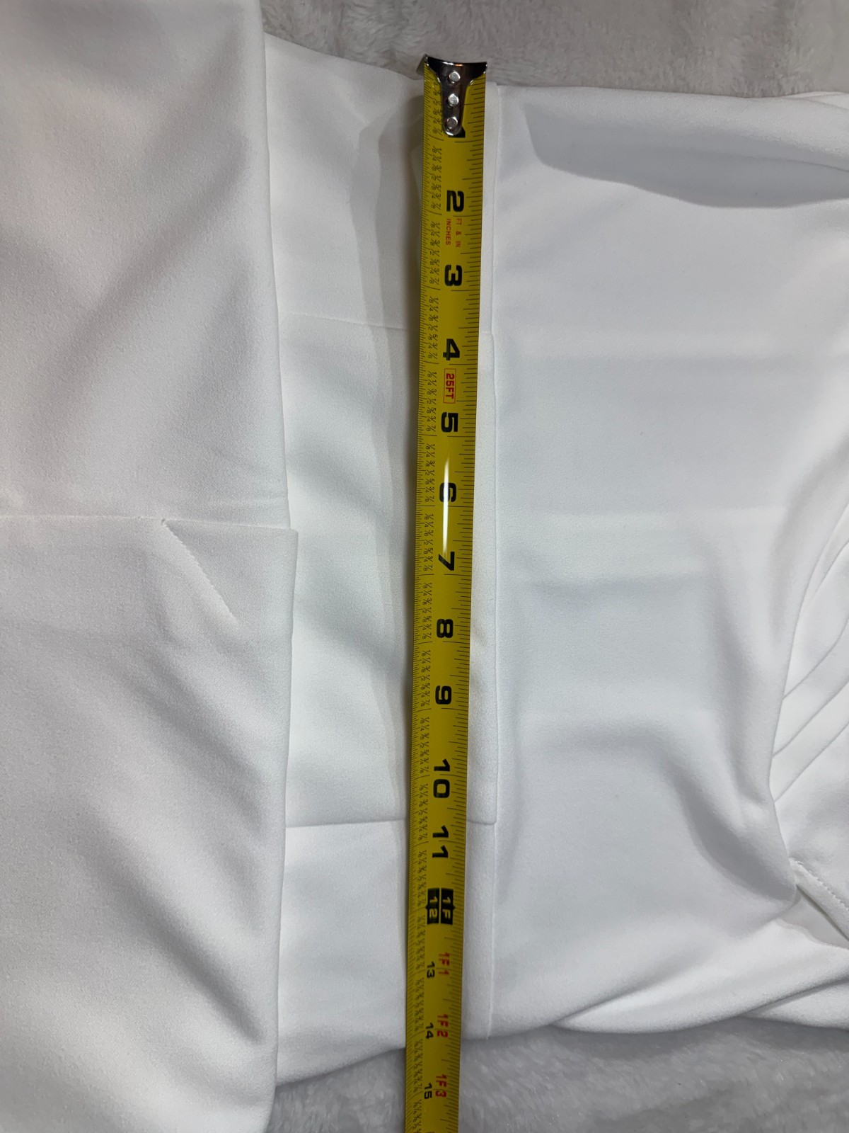 Mooyius White Draped V-Neck Crossover Bodycon Midi Dress Medium NWT SOLD OUT