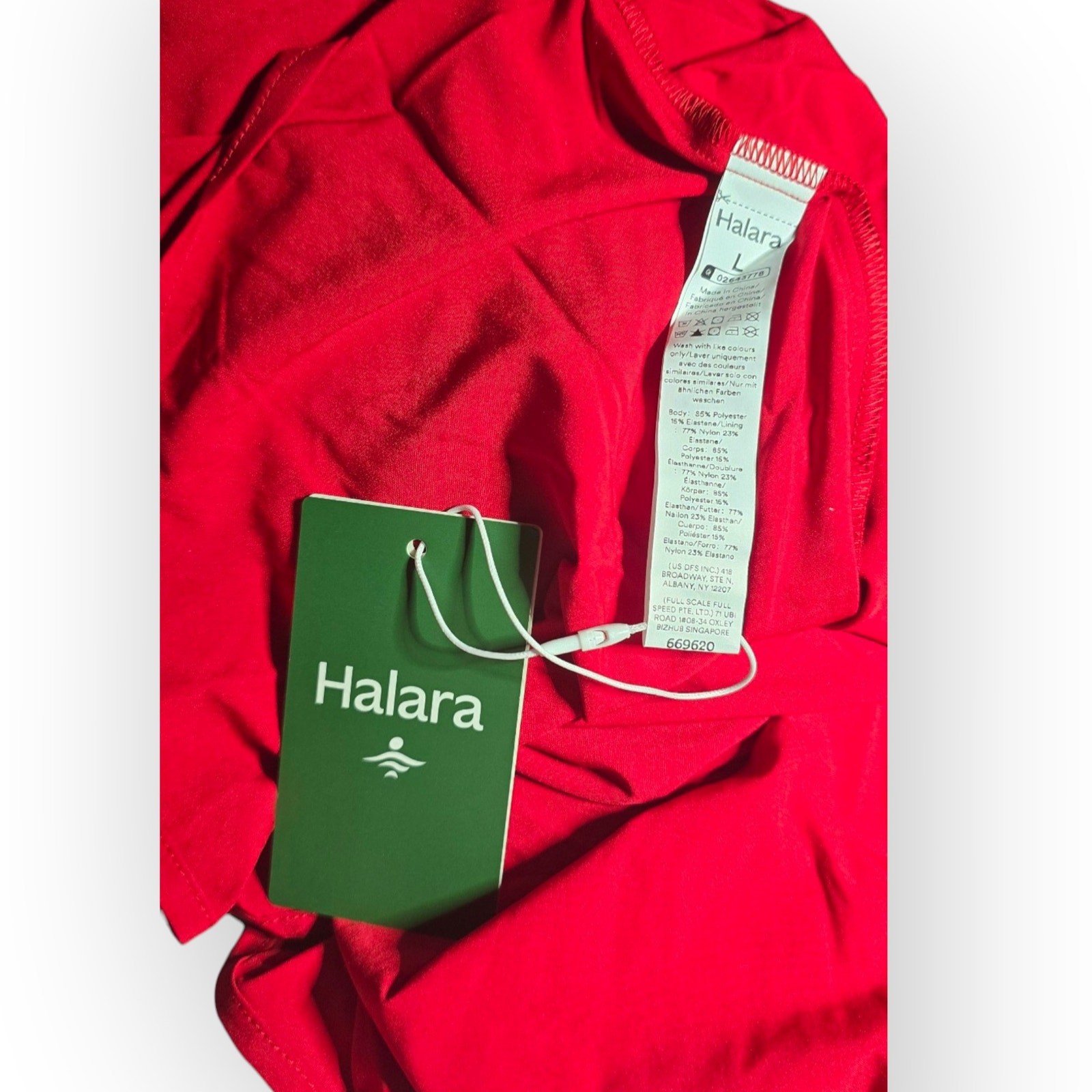 Halara Breezeful High Low Dress Racerback Side Pocket Red Size L – Flowy Casual