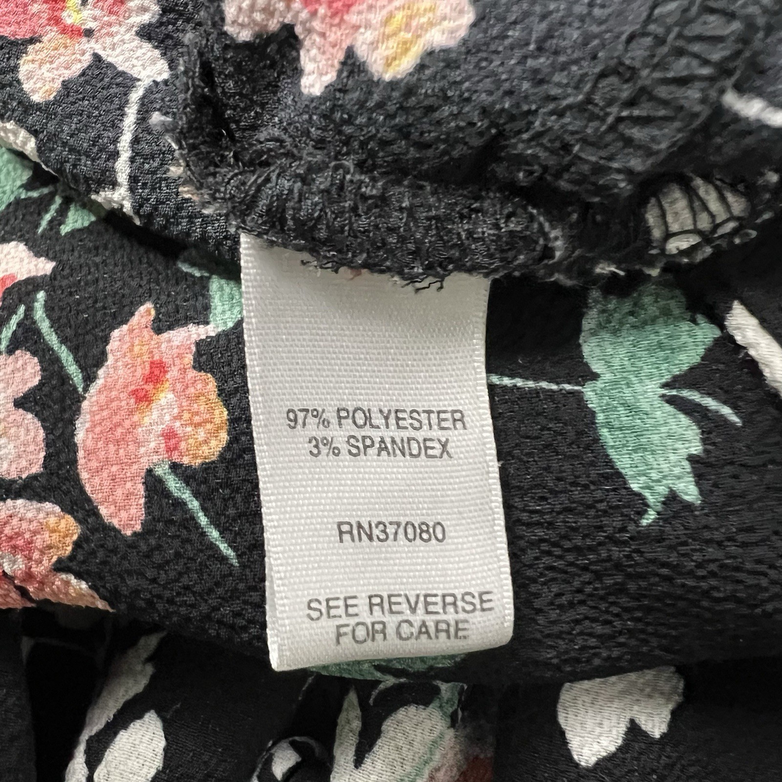 Est 1946 Womens Size 18/20W Black Midi Floral Dress Buttons Tie Back Reception