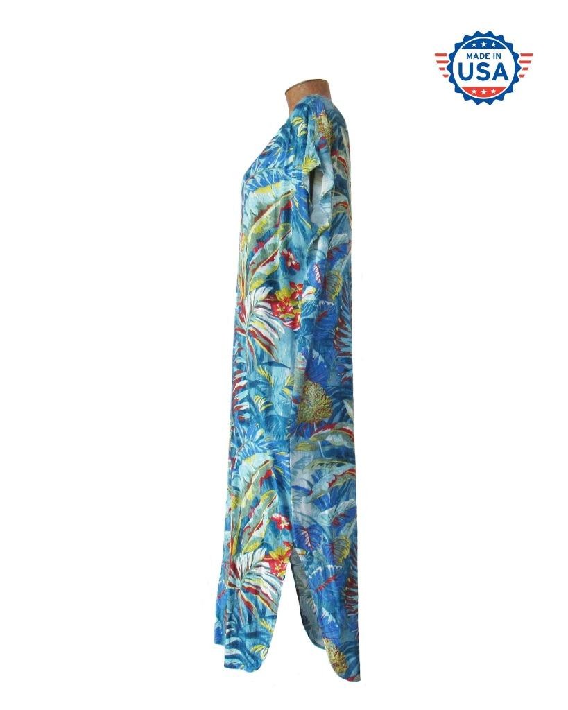 Gorgeous Flowy & Effortless Style “KAMUELA” Jams World Long Kaftan Dress XSMALL
