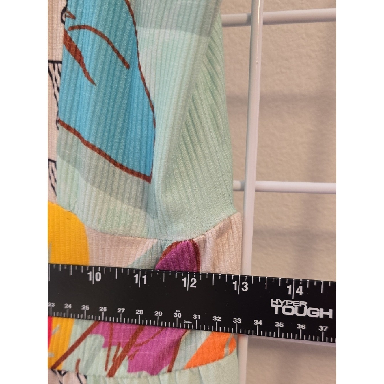 Tropical Colorful Leaf Pattern Yumarimel Brazilian Maxi Dress Size Medium NWT