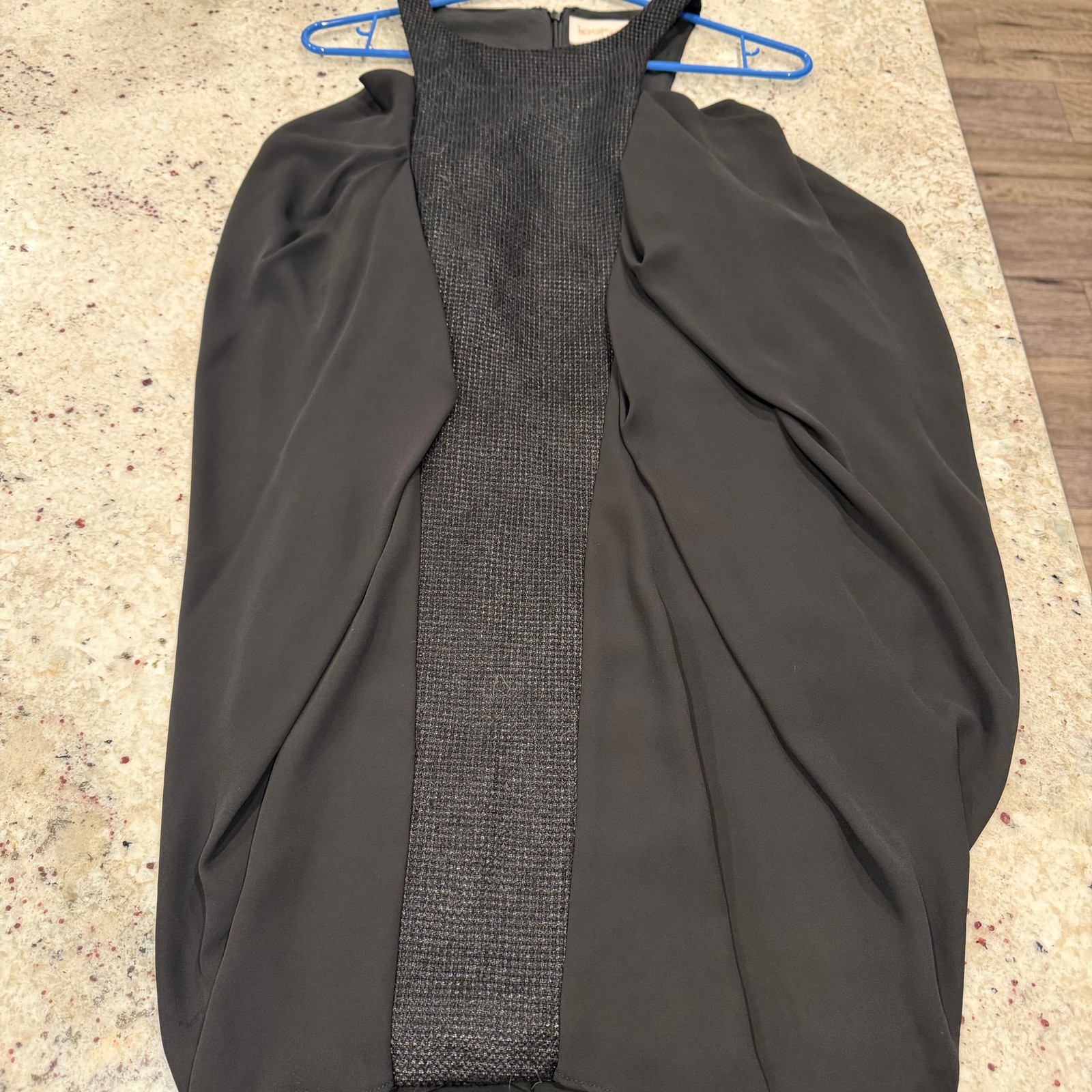 Keepsake the Label Black Draped Sculptural Dress | Size M