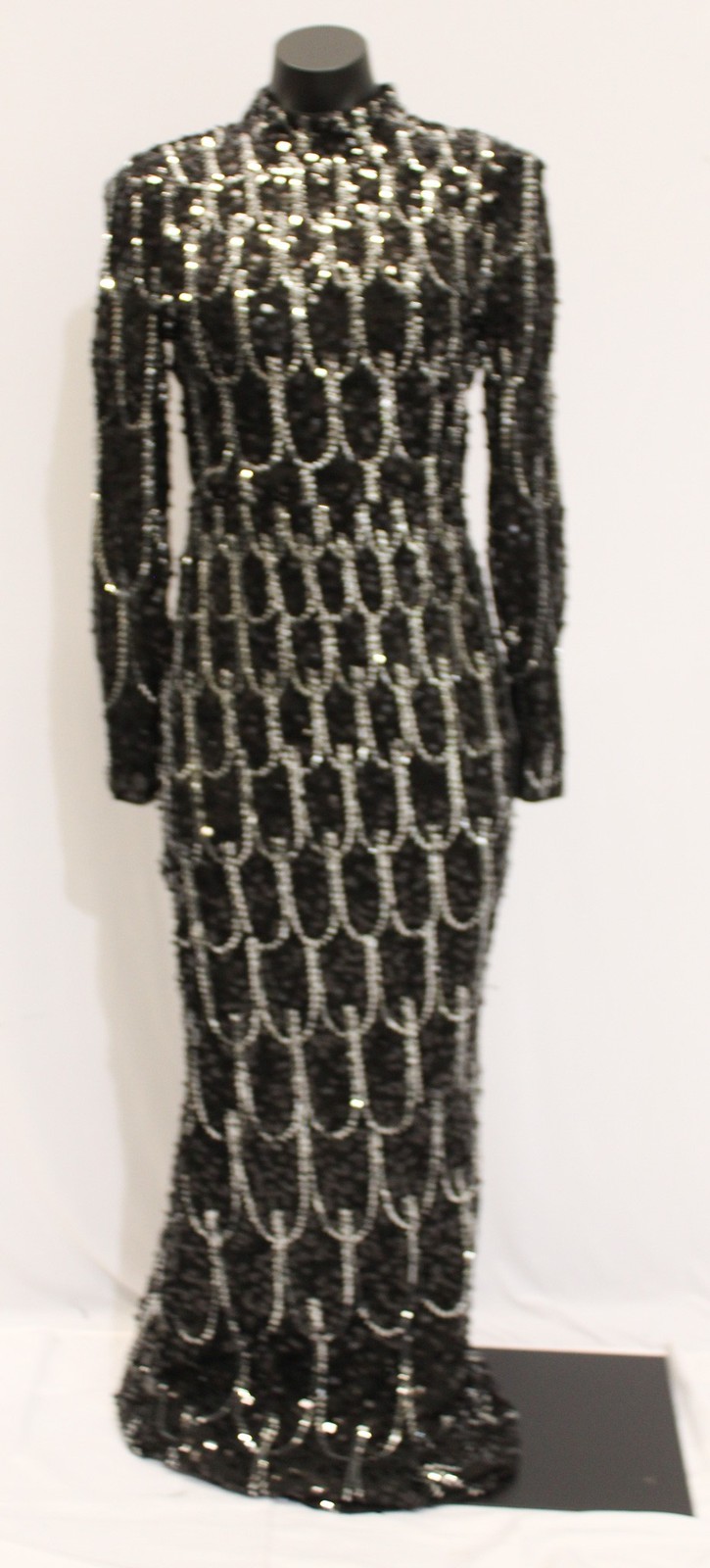 Missord Women’s Sequined Banquet Evening Dress NC3 Black Small (US 4/UK 8) NWT