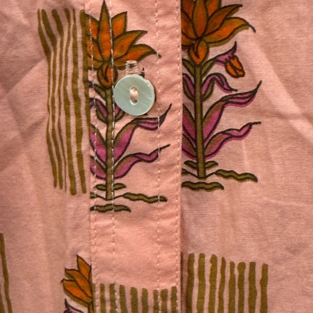 Becasa Coral Shirt Dress M/L