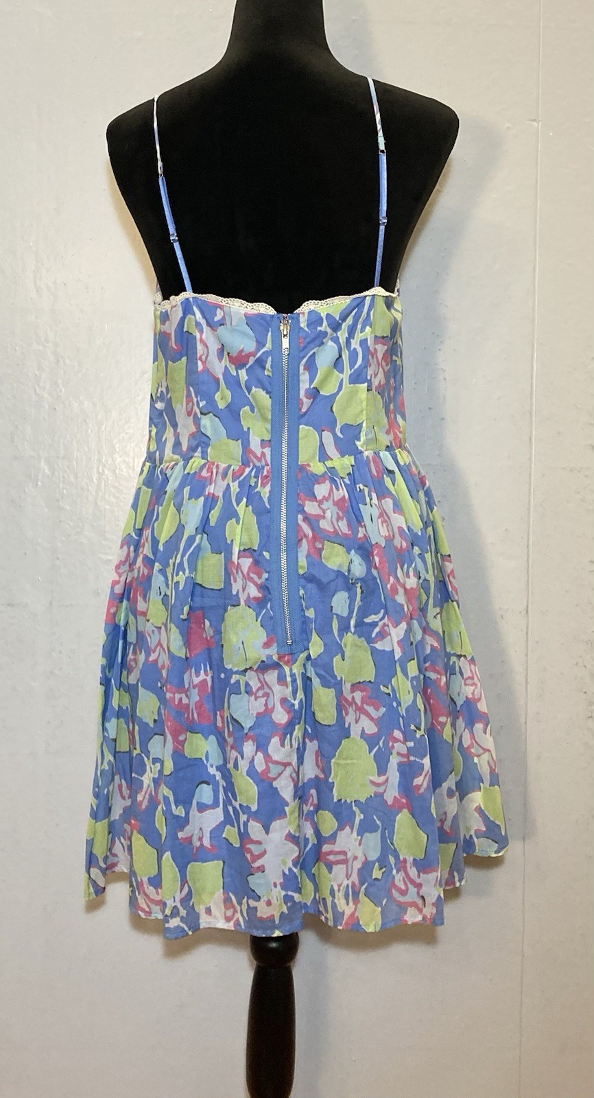 Y2K Moda International Floral Sweetheart Babydoll Fit & Flare Mini Dress Size 12