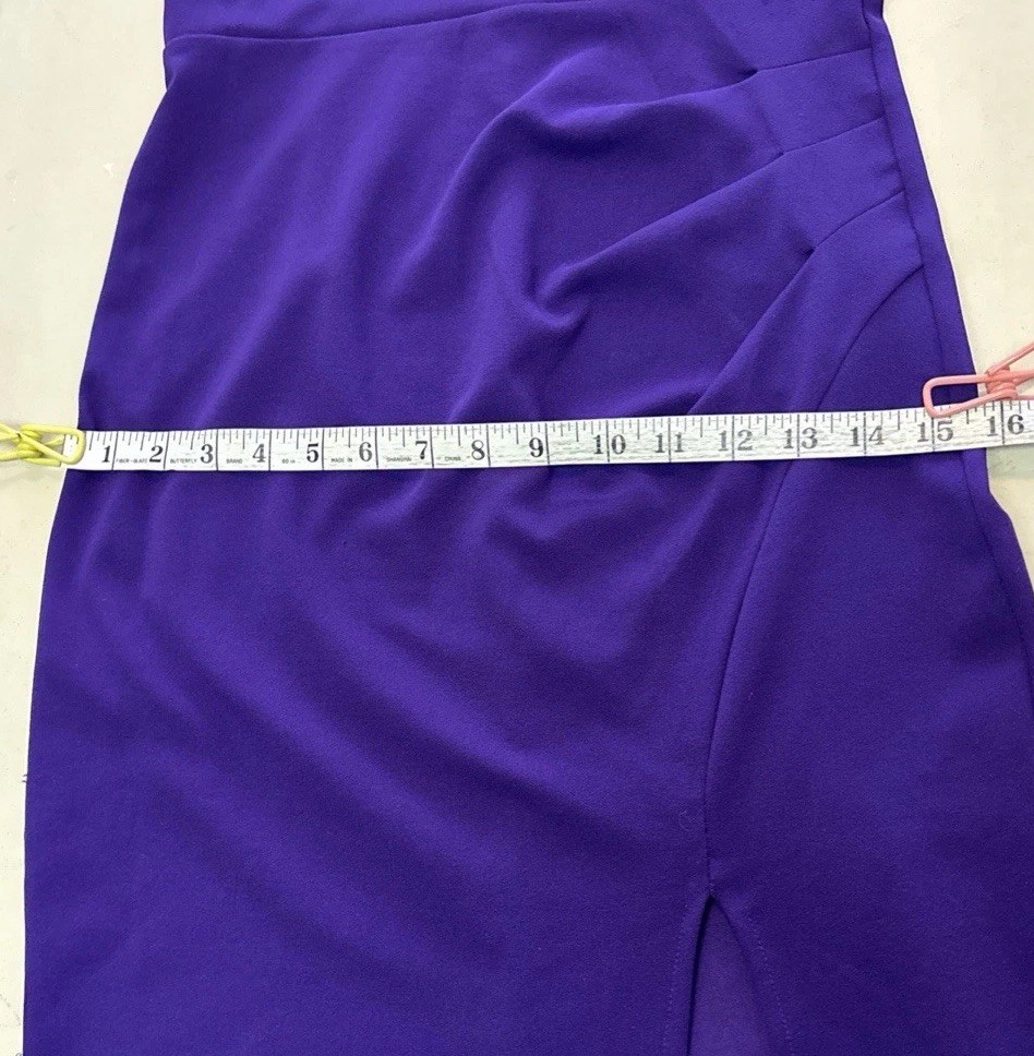 Sleeveless V Neck Split Mermaid Purple Evening Cocktail Long Dress, Urban Chic