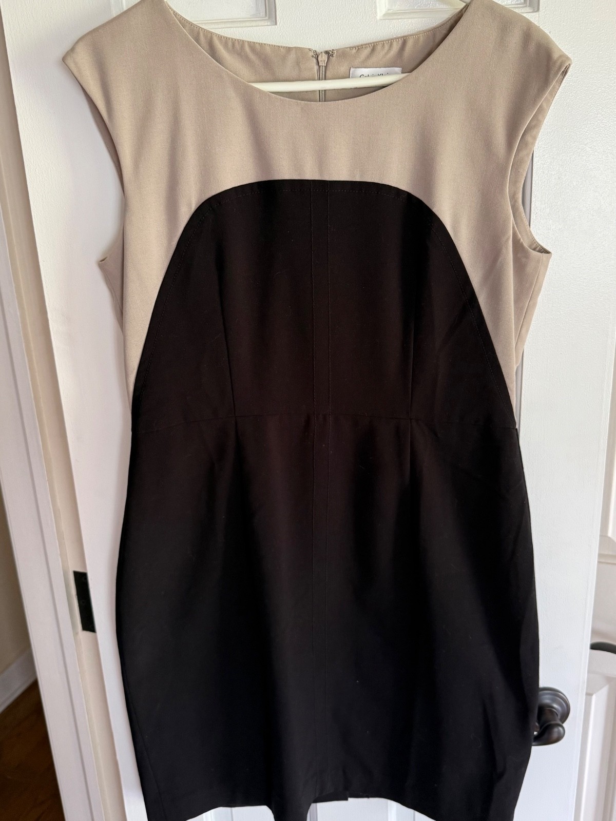 calvin klein dress 12 Black and tan