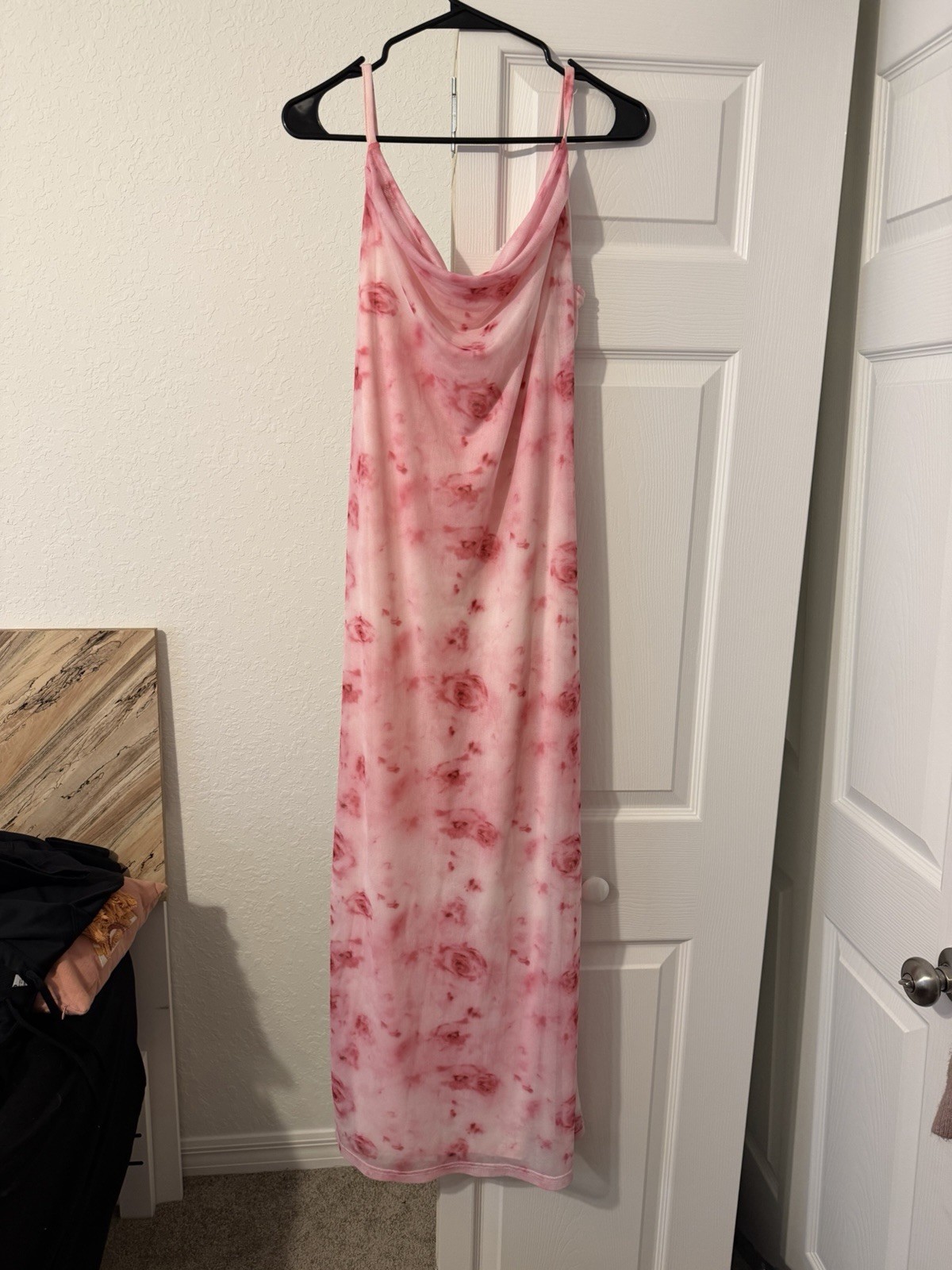 Pretty Garden Women’s Pink Summer Maxi Dress Size L