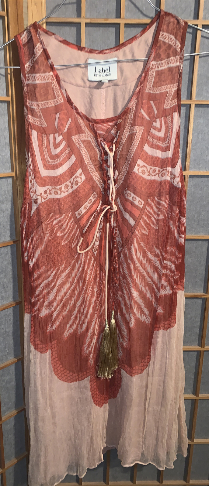 RITU KUMAR LABEL lined mini dress Size 3 (READ & SEE Photo 10/11)