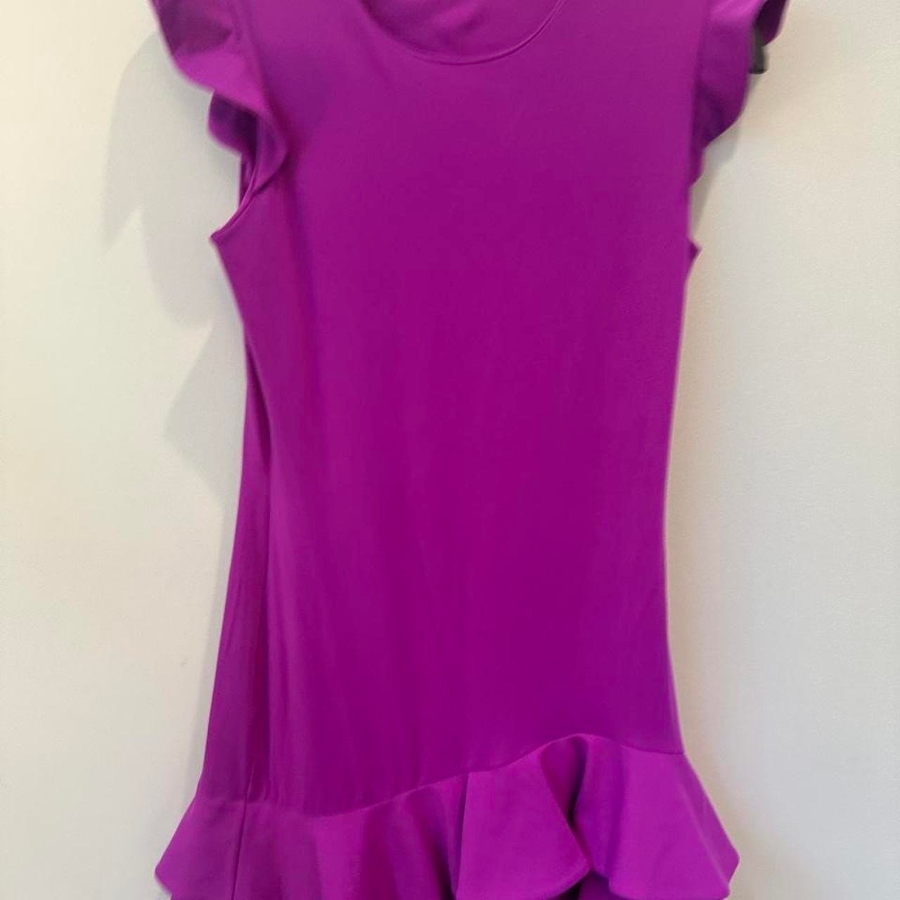 Large Susana Monaco purple ruffle dress Size L