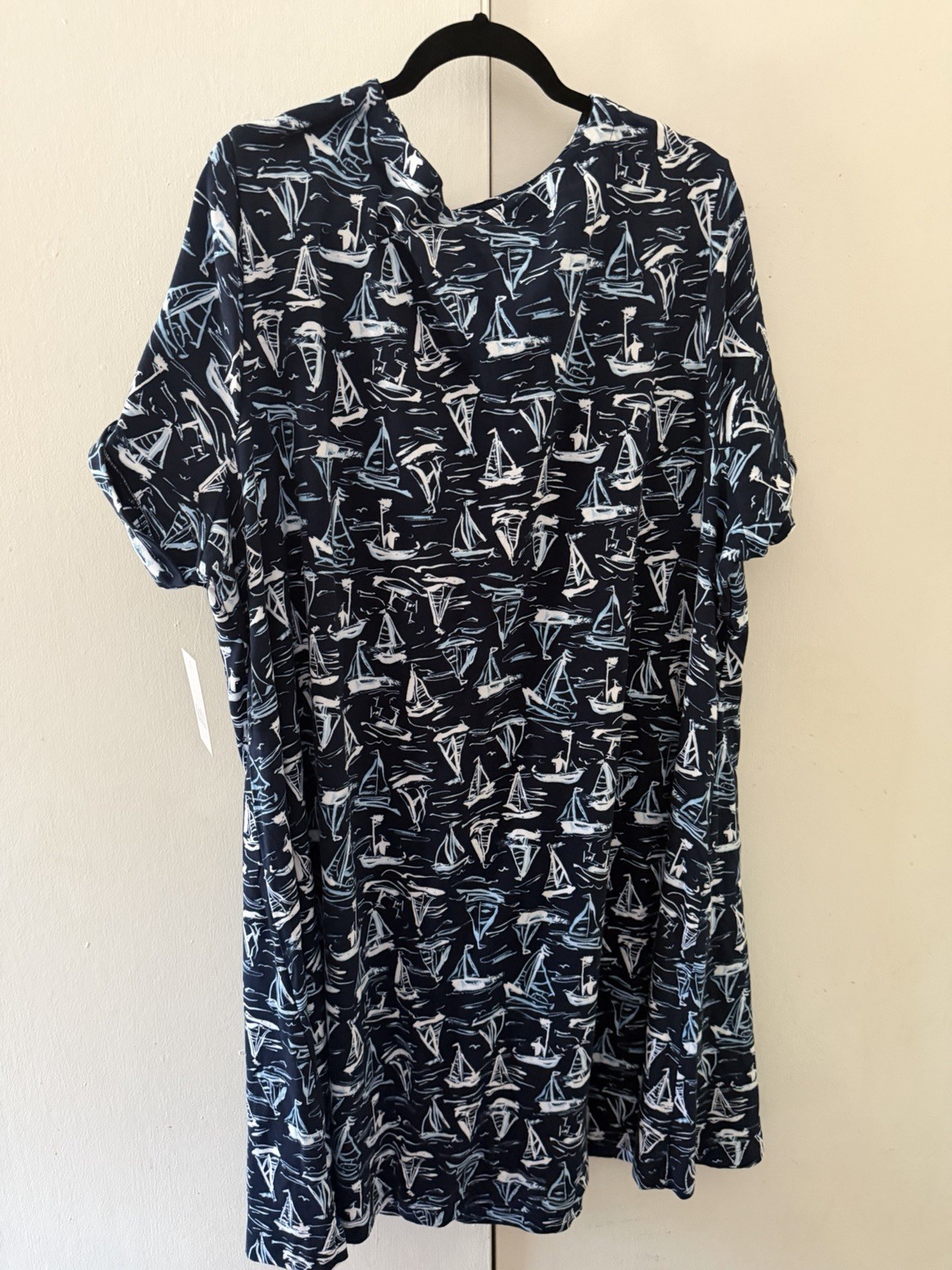 Croft And Barrow Plus Size Summer Tshirt Dress For Women 2XL