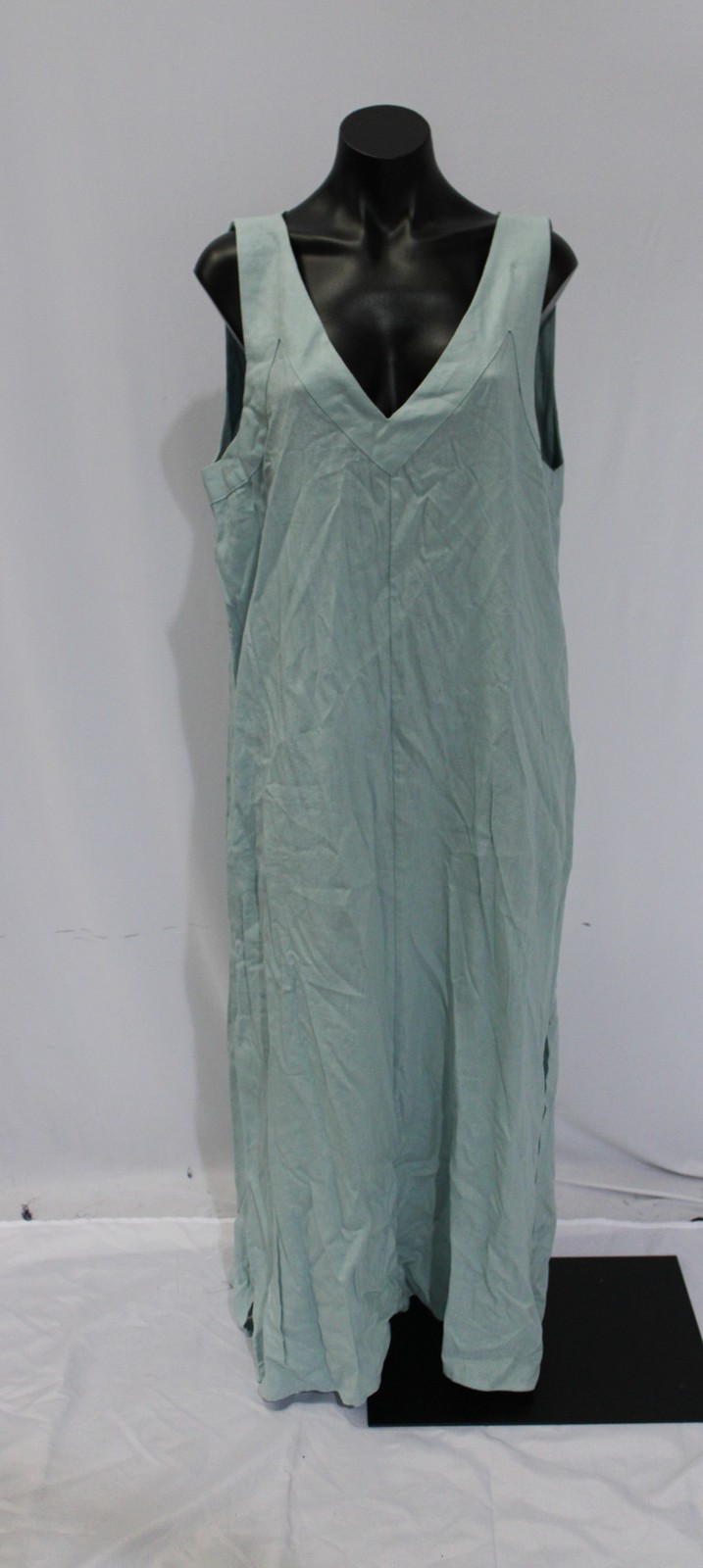 DKNY Women’s Lightweight Breathable Pullover Soft Linen Dress AP2 Blue Size: XL