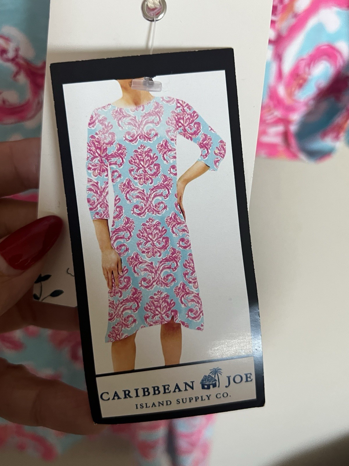 Caribbean Joe NWT Tropical Resort Shift Dress XL Coastal Preppy Summer Chic