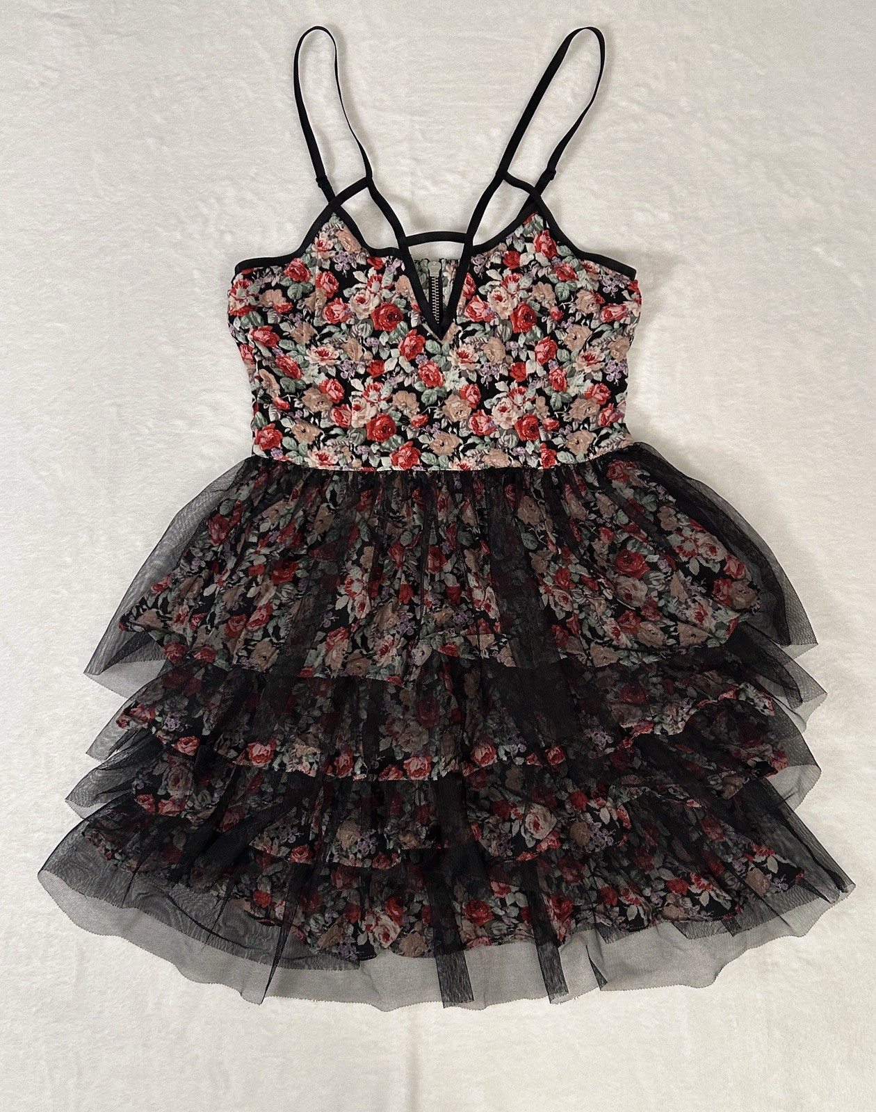 Vintage Y2K Hellz A Crime For All Seasons Dress Size S Fairy Grunge Balletcore L
