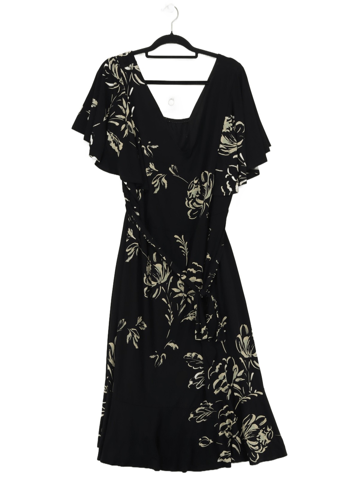 Joanna Hope A-Line Maxi Dress UK26 in Black