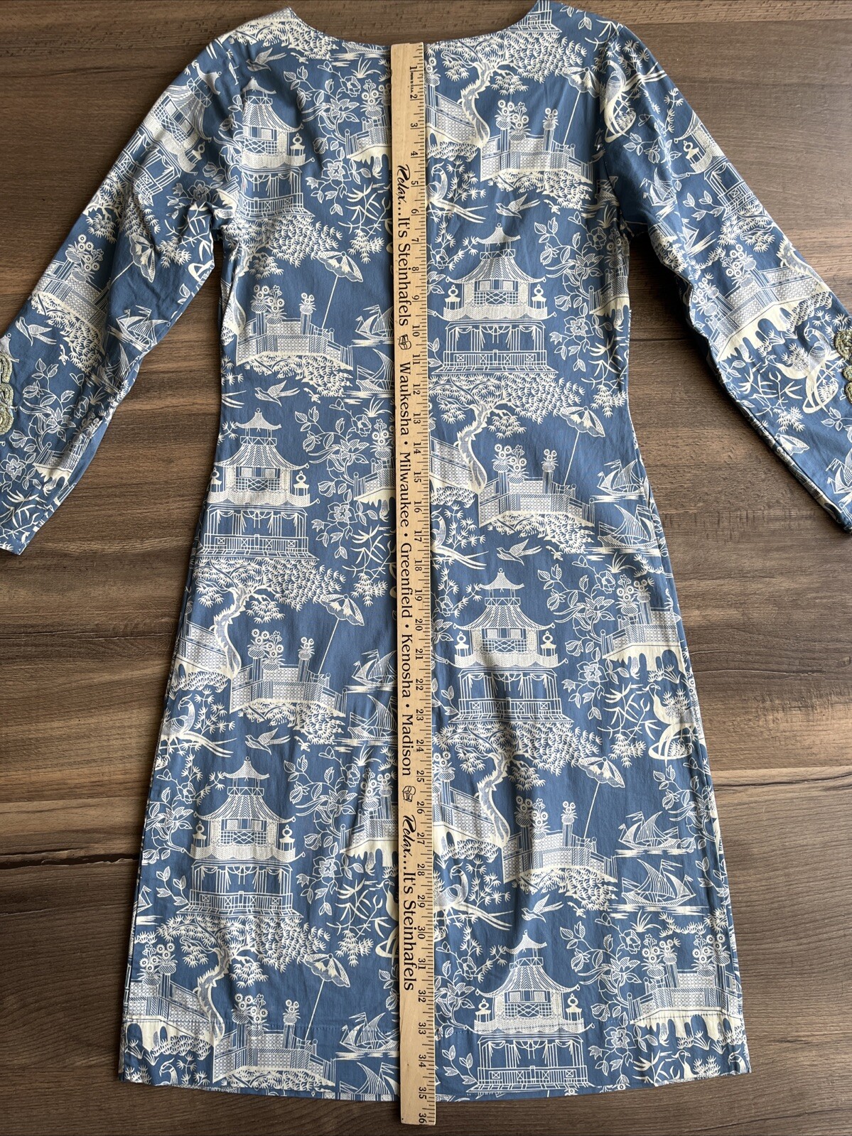 Almaritchi Madrid-Spain Women’s Sheath Dress Cotton Blend Embroidered Size 36