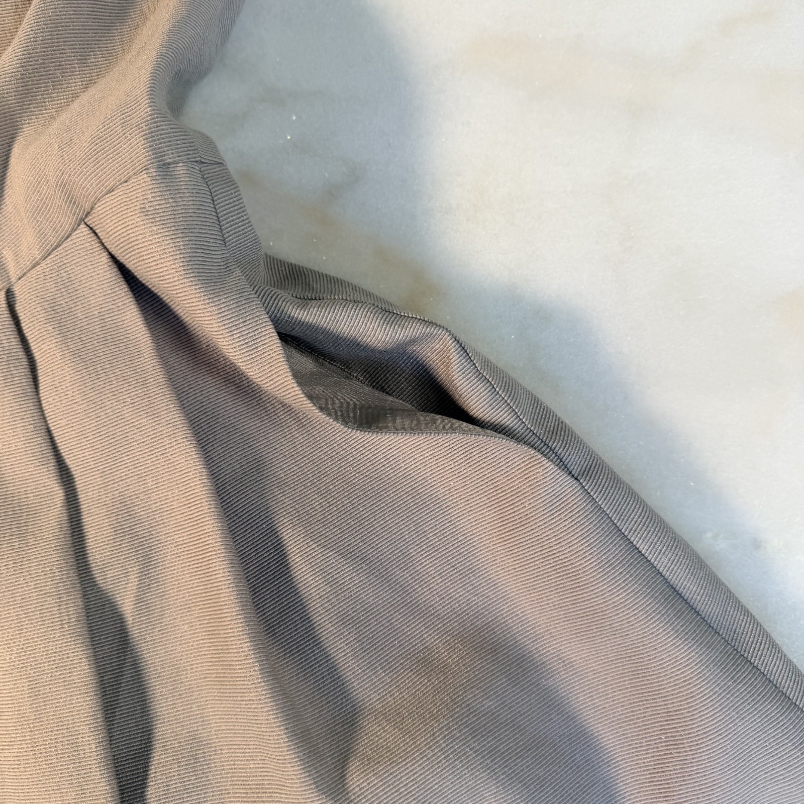 BCBGeneration | Dress Mini Metallic Silver Open Back • Sz 0