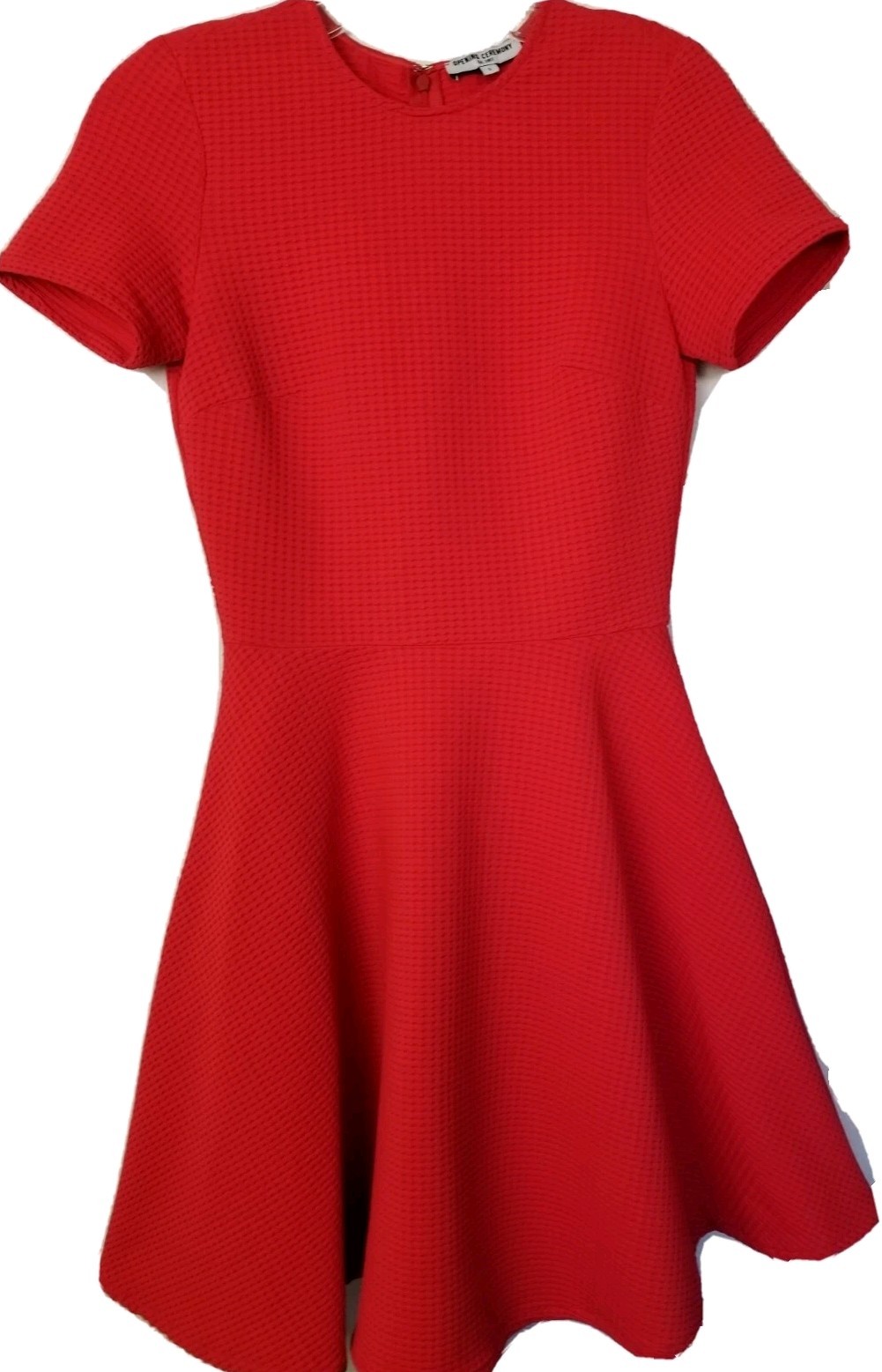 Opening Ceremony Dress Women Size Small Cherry Red Clos A-line Stretch Skater