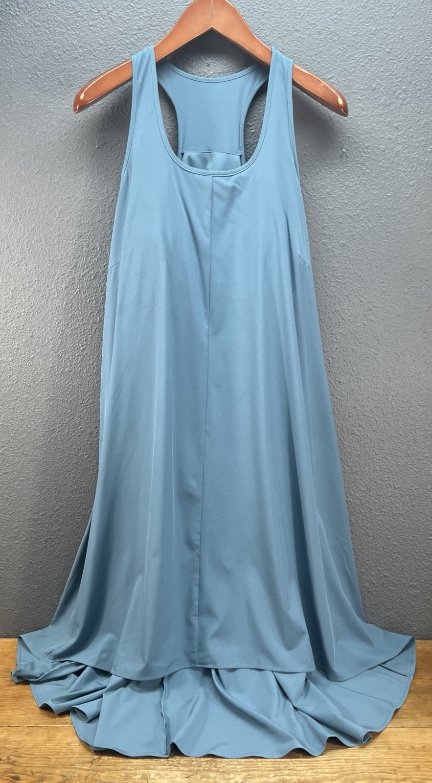 Halara Breezeful Backless Racerback Side Pocket High Low Flowy Midi Quick Dry 1X