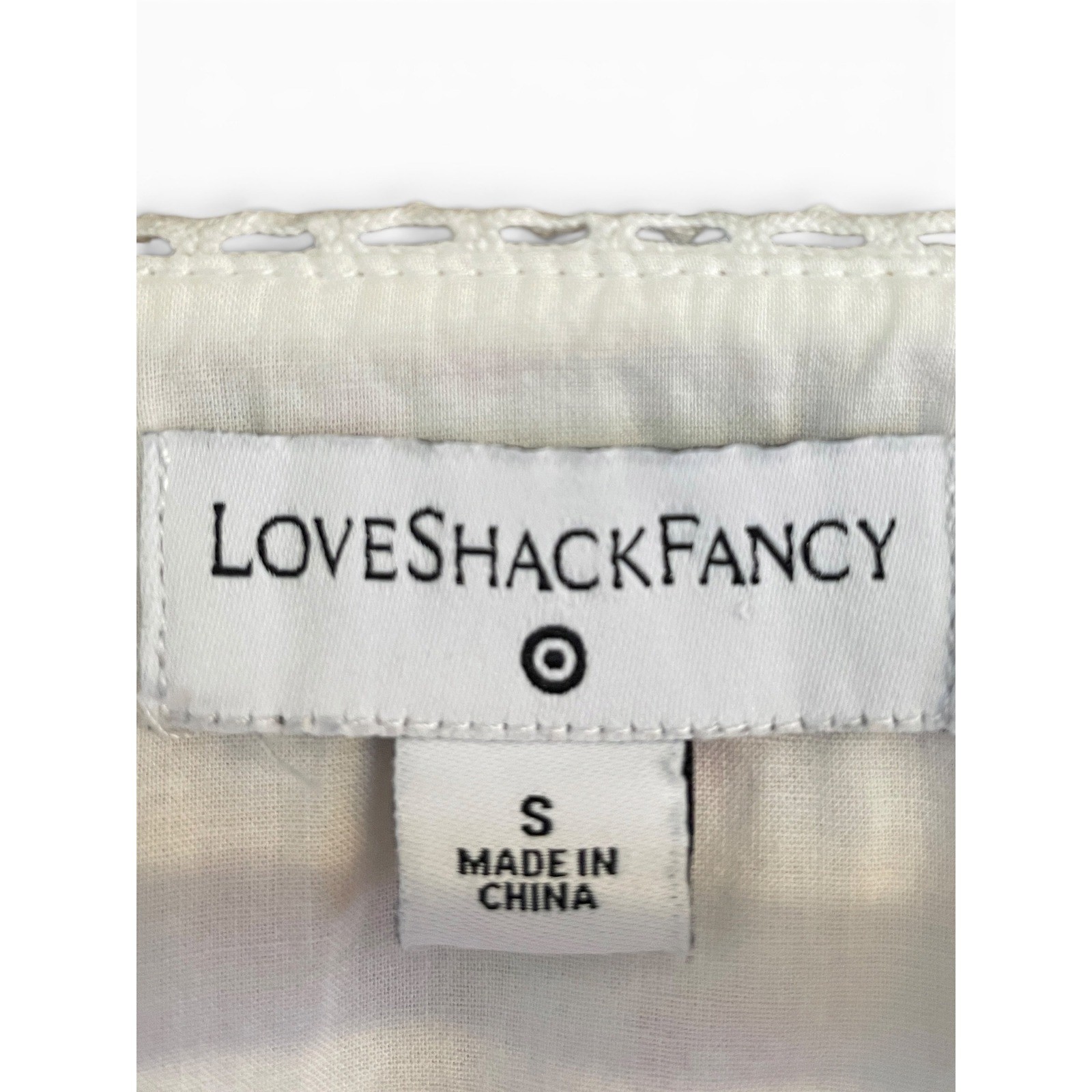LoveShackFancy x Target Camille Pink Floral Tiered Babydoll Midi Dress S Pockets