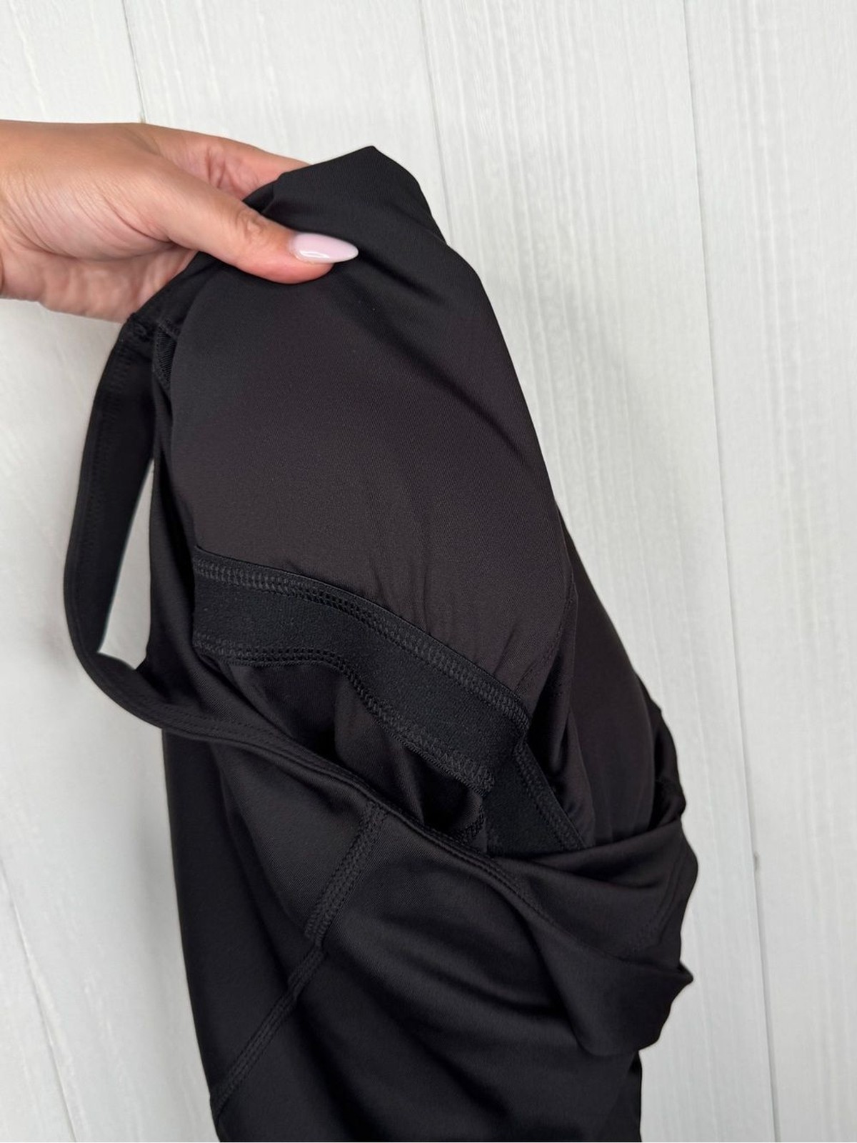 Old Navy PowerSoft Shelf-Bra Support Black Athletic Dress Size S NWT