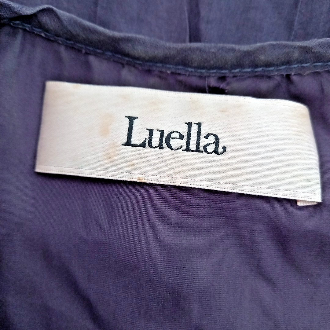 Luella Bartley Mauve Silk Ruffle Dress UK 10 Indie Romantic Y2K