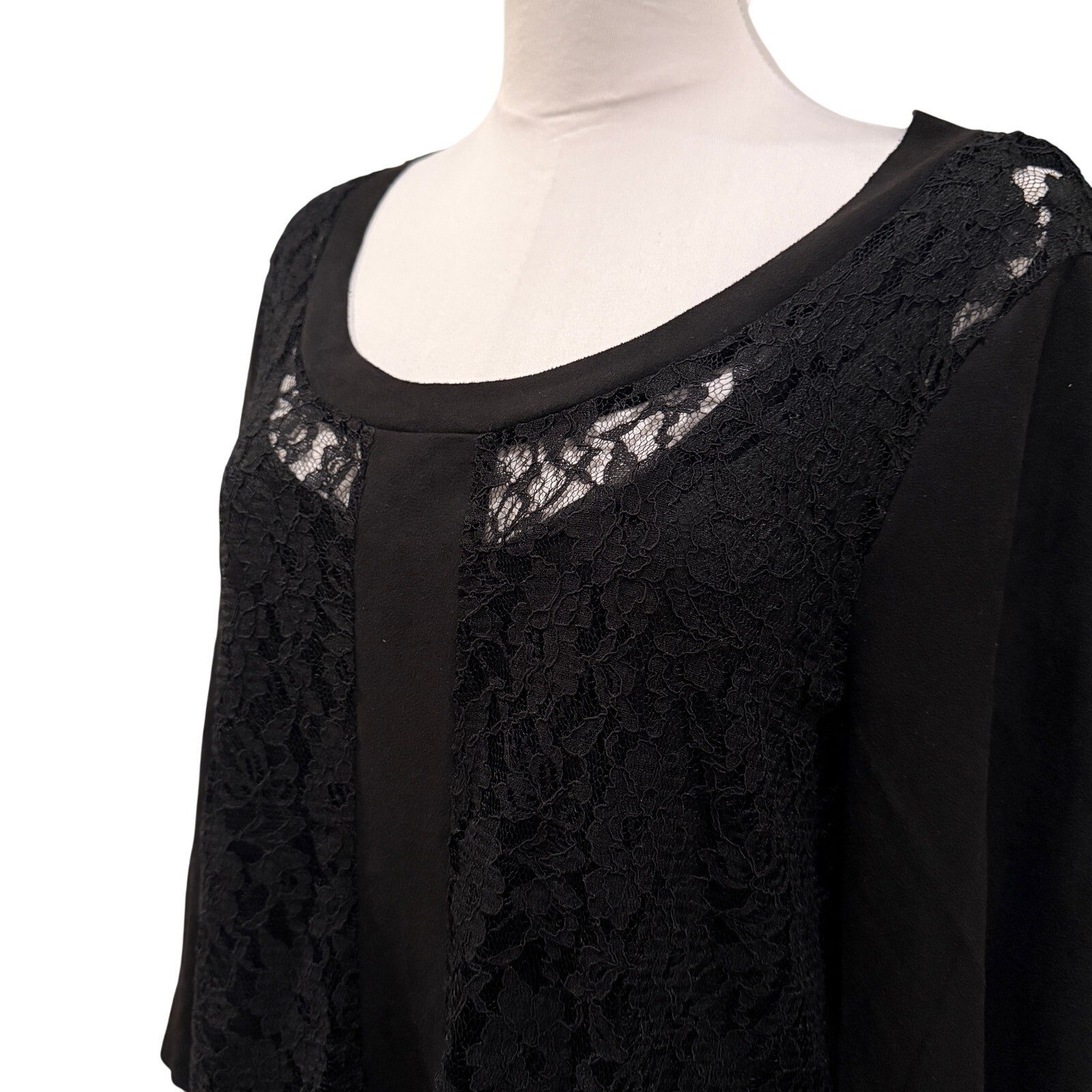 Simply Noelle Lace Up Back Tunic Mini Dress XL Whimsigoth Corset Back Witchy