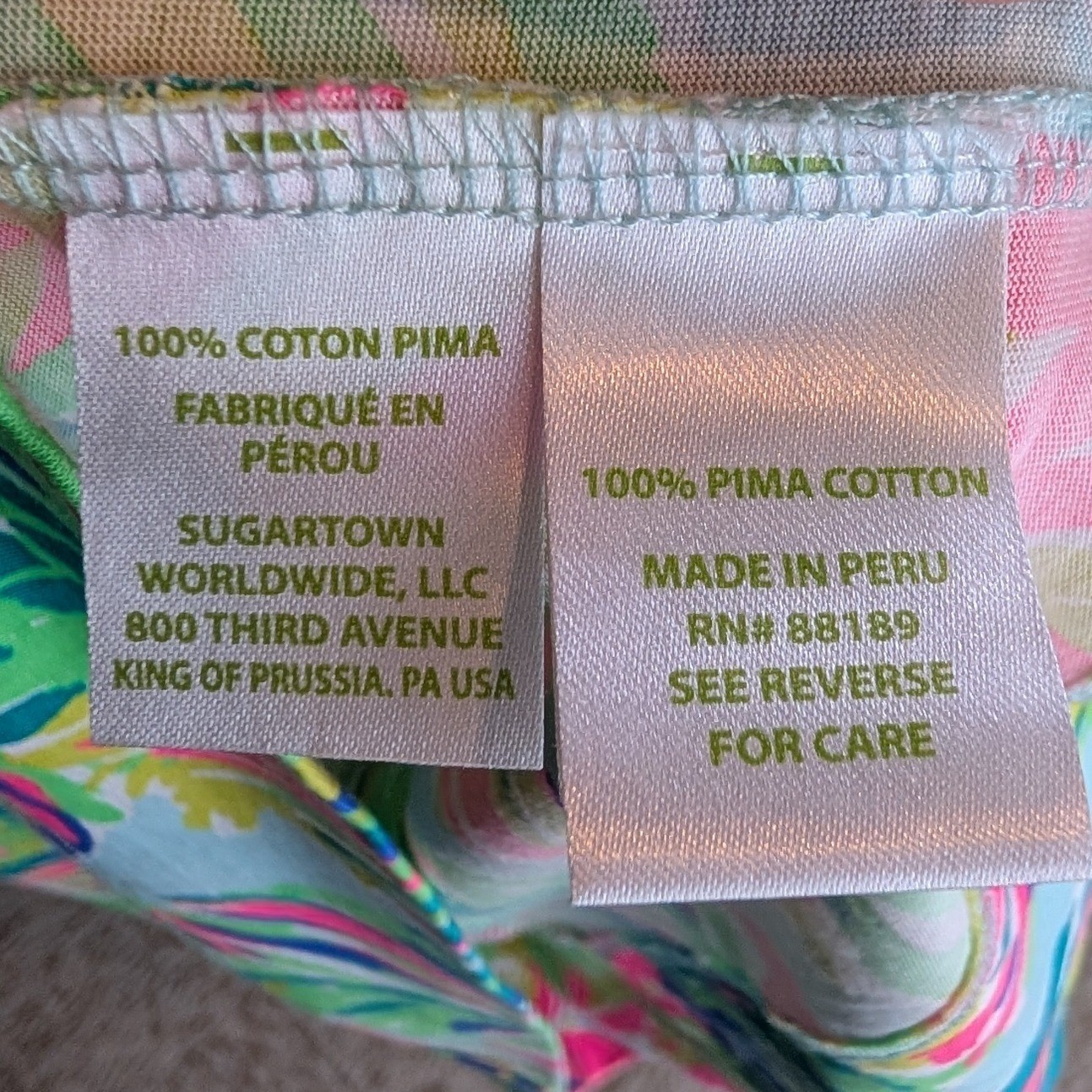 Lilly Pulitzer Marlowe Dress Island Time Palm Blue S Tropical Preppy Coastal