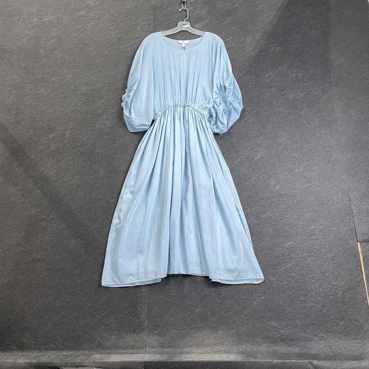 BANANA REPUBLIC Eliana Cotton-Silk Dress Women’s Size S Petite Blue