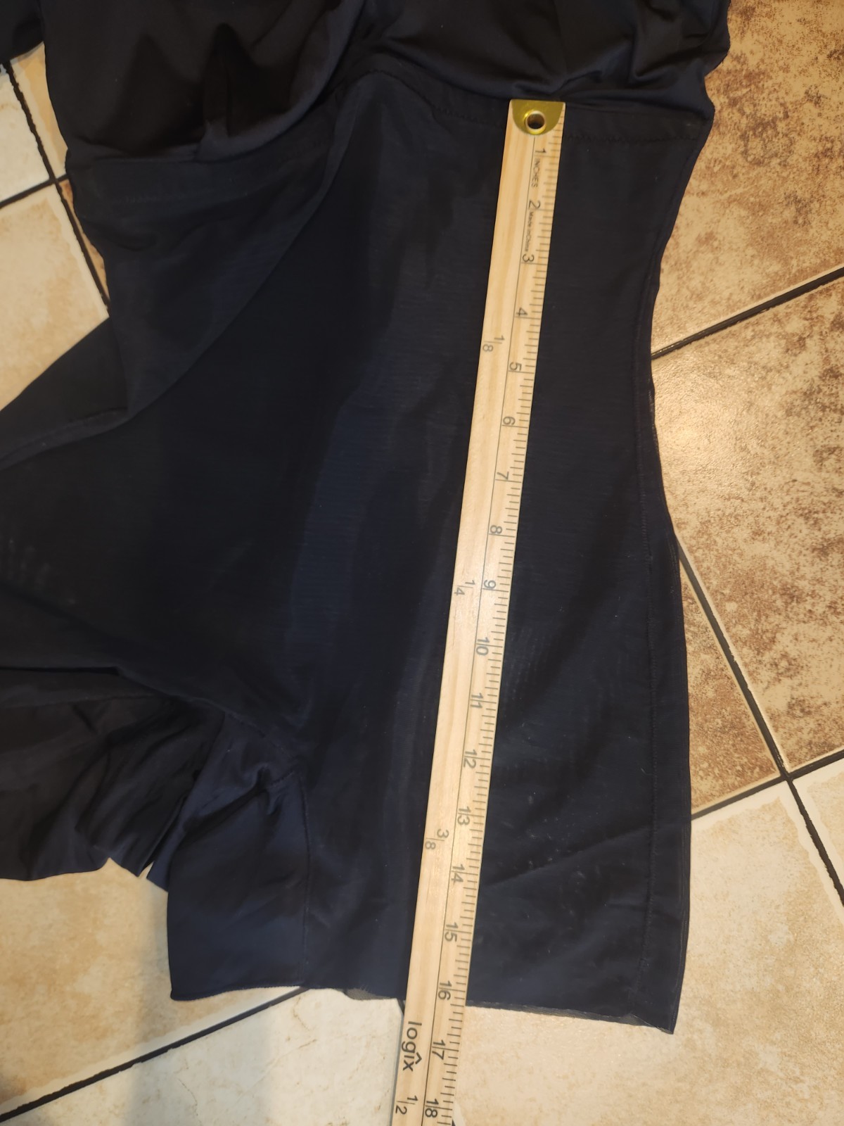 Shapewear Off-the-Shoulder Side Slit Slimming Black Maxi Dress Medium NWT