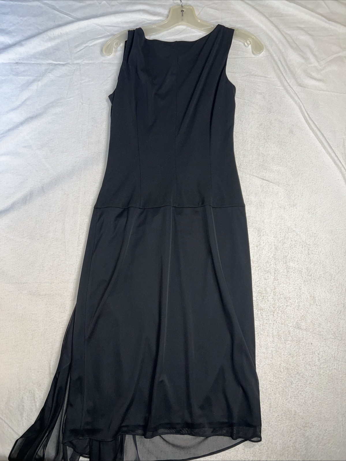 NWT Coldwater Creek Classic Elegant Semi Formal Dress with Waterfall Skirt