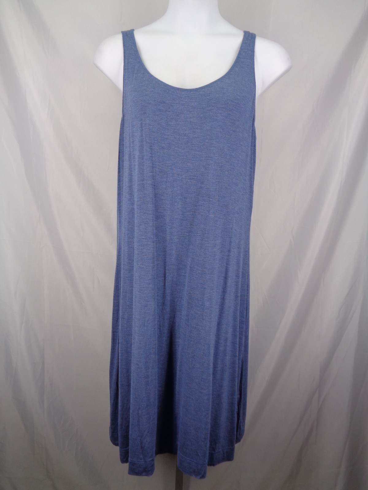 Eddie Bauer Stripe Solid Reversible Tank Dress Size XXL Tall T2XL New Defect