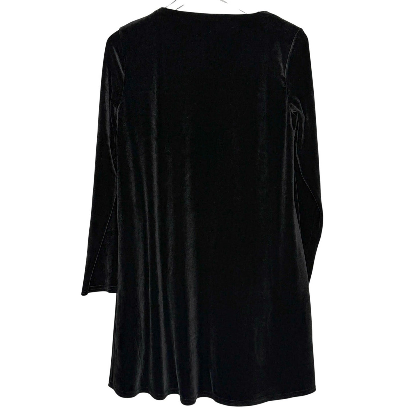 Tuckernuck Black Long Sleeve Middleton Dress M Mini Shift A-Line Square Neck