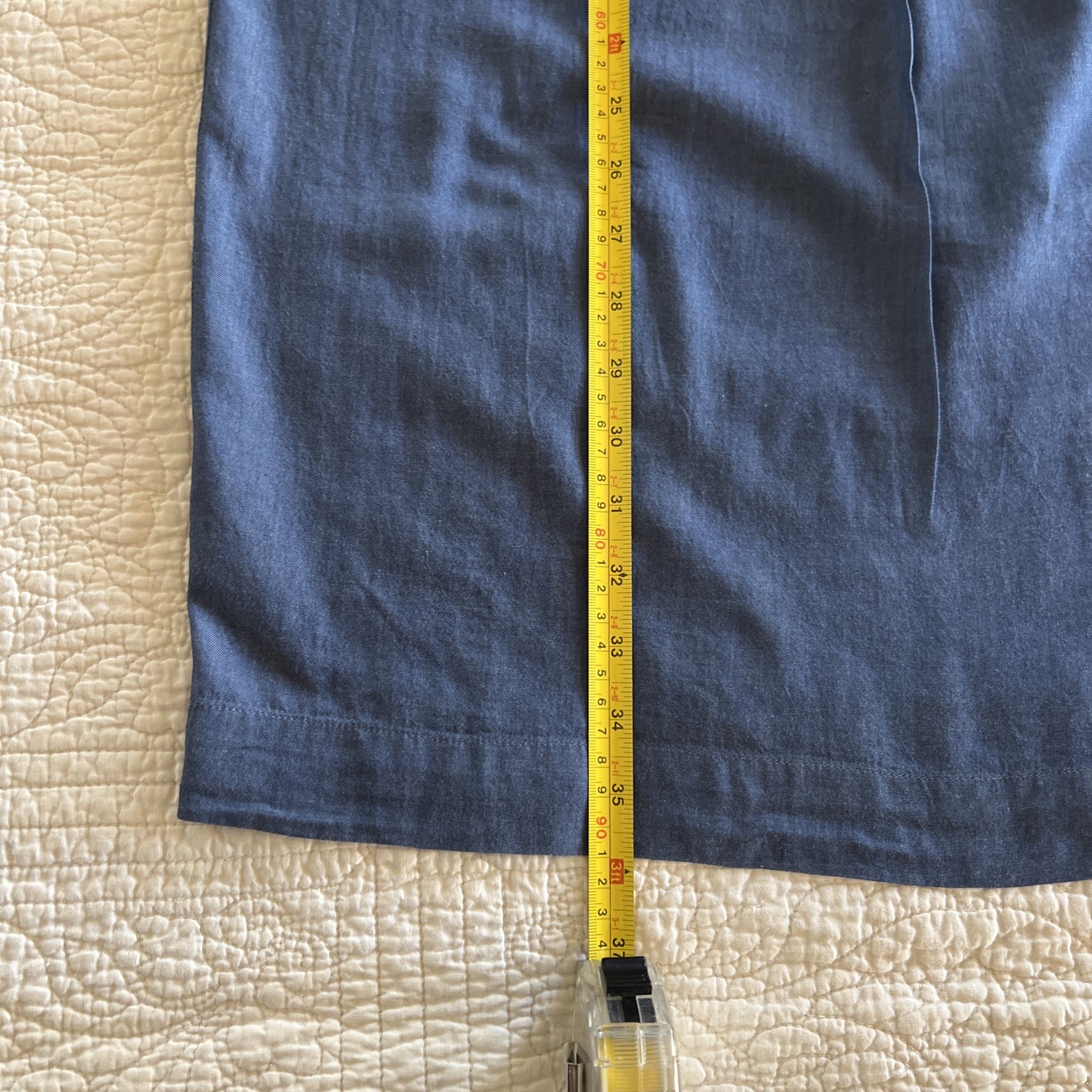 Calvin Klein Lightweight Denim Shift Dress Extra Small