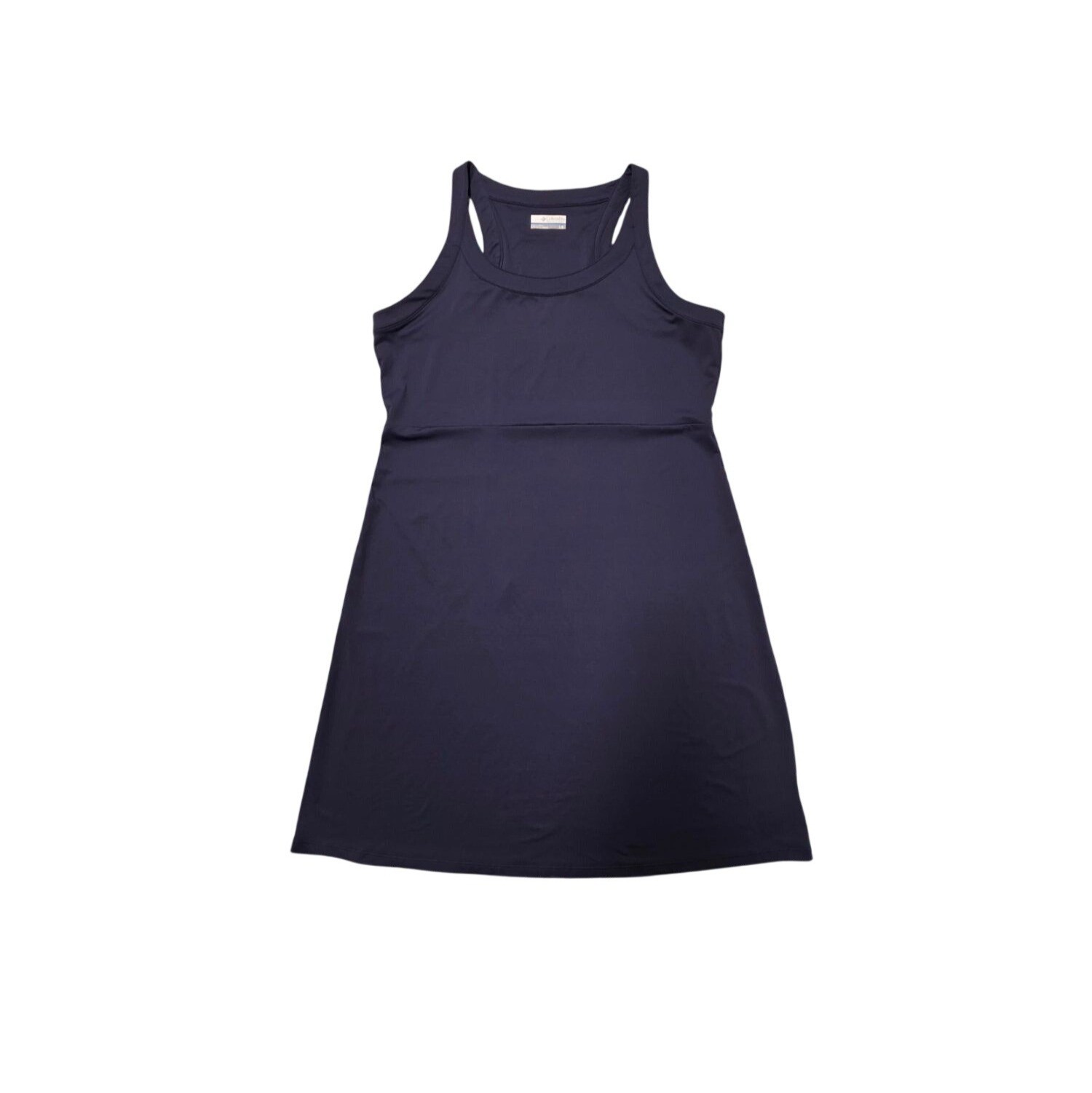 Columbia PFG Freezer Tank Dress Navy Blue L Large XK0033 Omni-Freeze Sun GUC