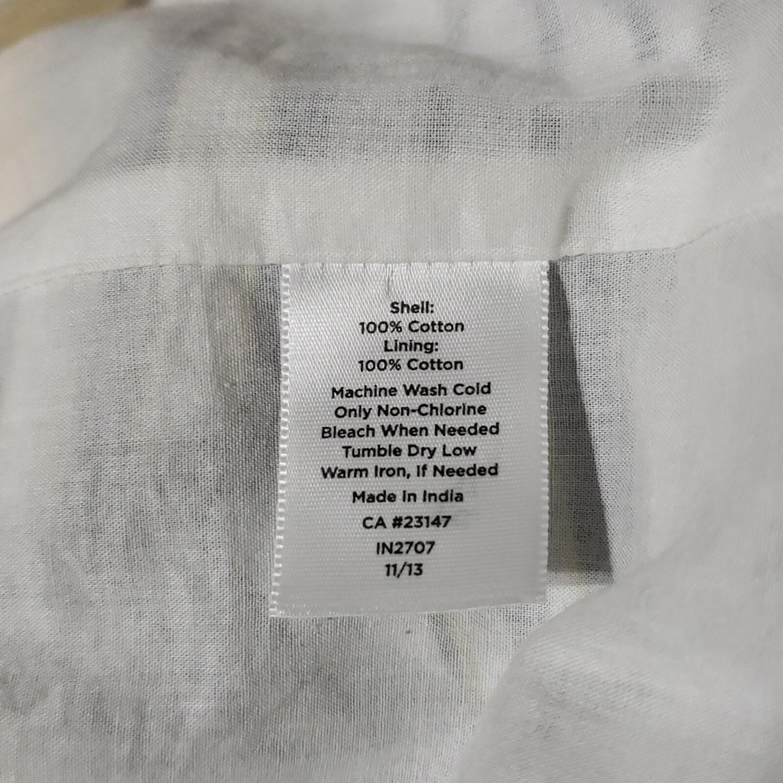 Talbots Sleeveless Striped 100% Cotton Dress in Black, White, & Yellow. Size: 16