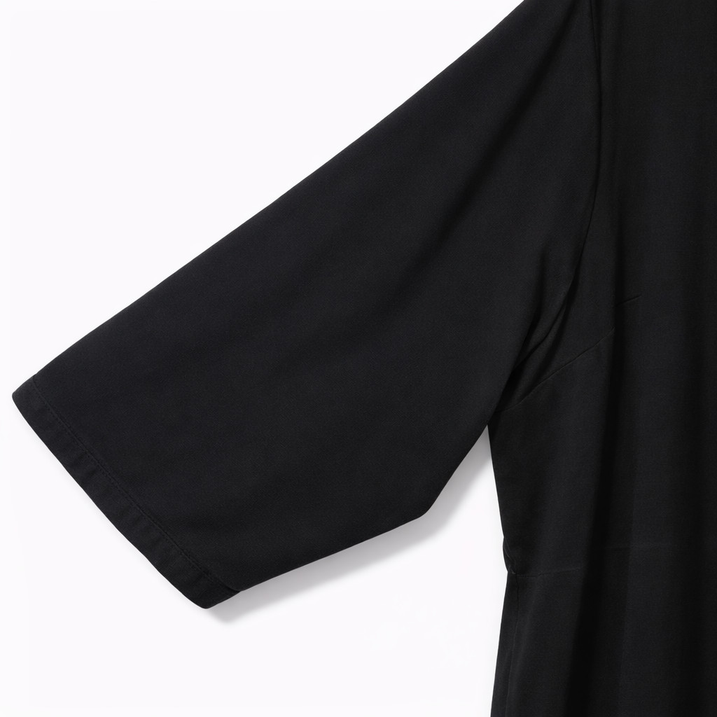 eShakti 6X Owl Embroidered Cotton/Spandex Dress Black Witchy Gothic Pockets 36W