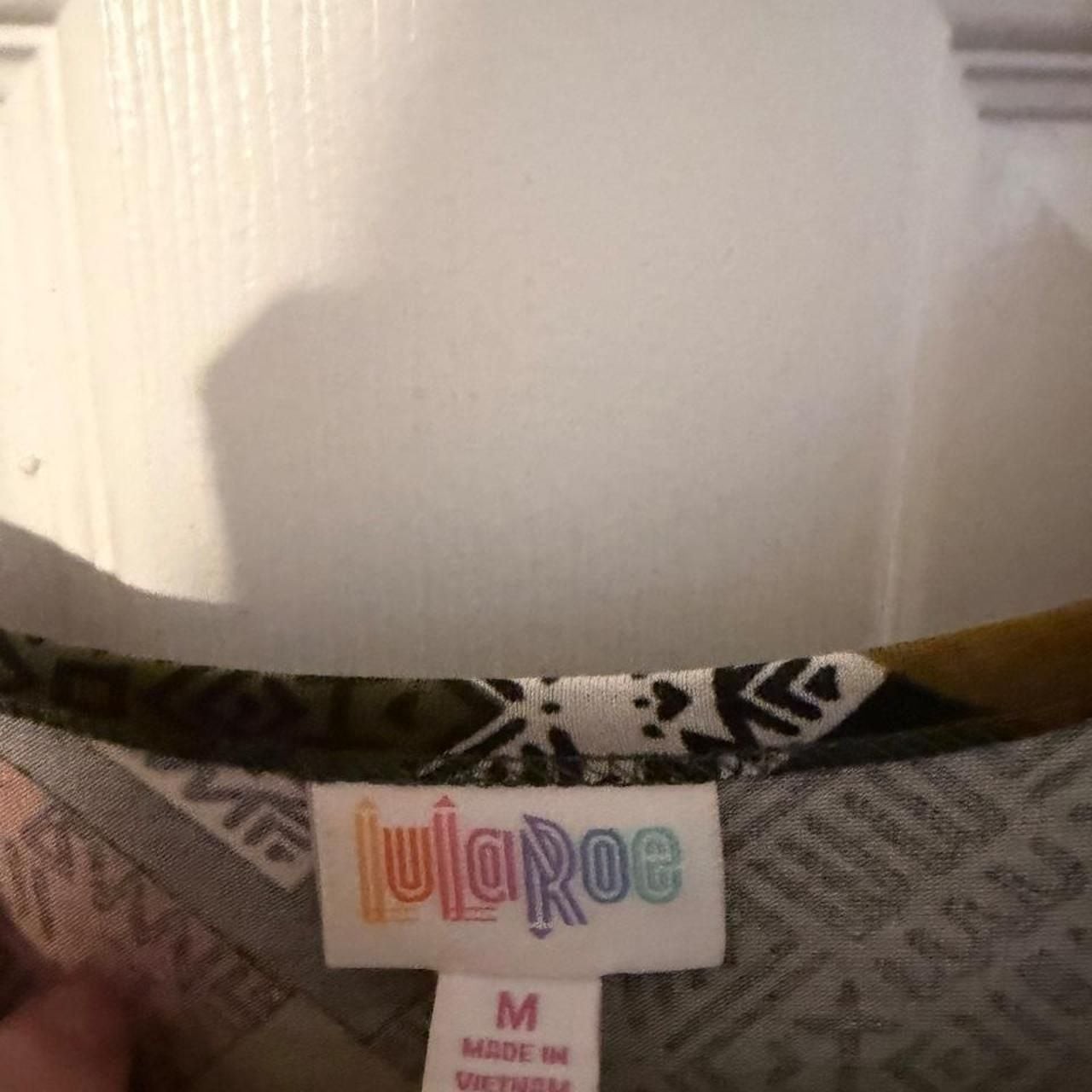 LuLaRoe Geometric Diamond Pattern Hi-Lo Pocket Dress