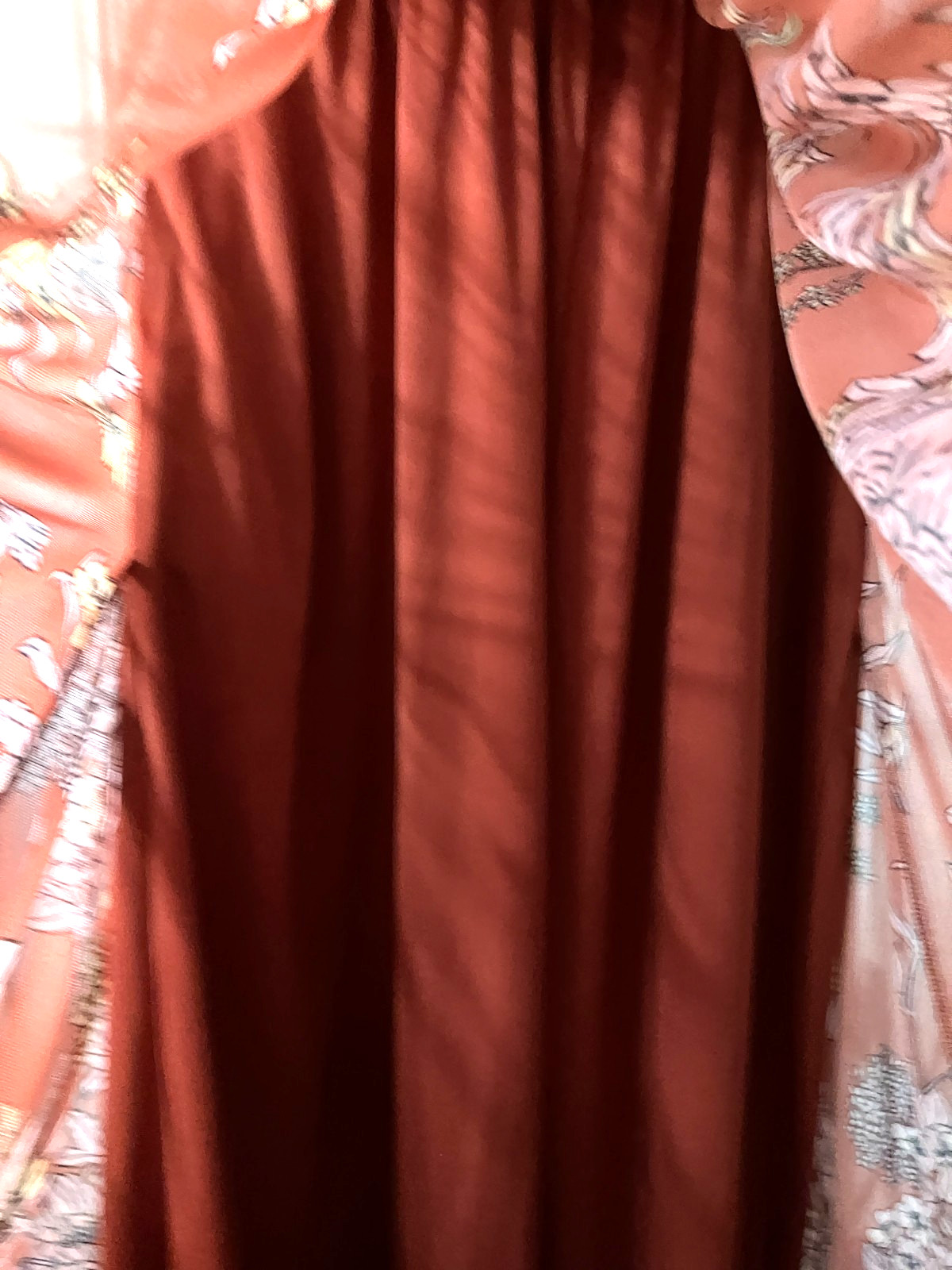 NWOT SIZE 0 TORRID FLORAL RED BROWN FLORAL PRINT MAXI DRESS LINED LONG FLOWING
