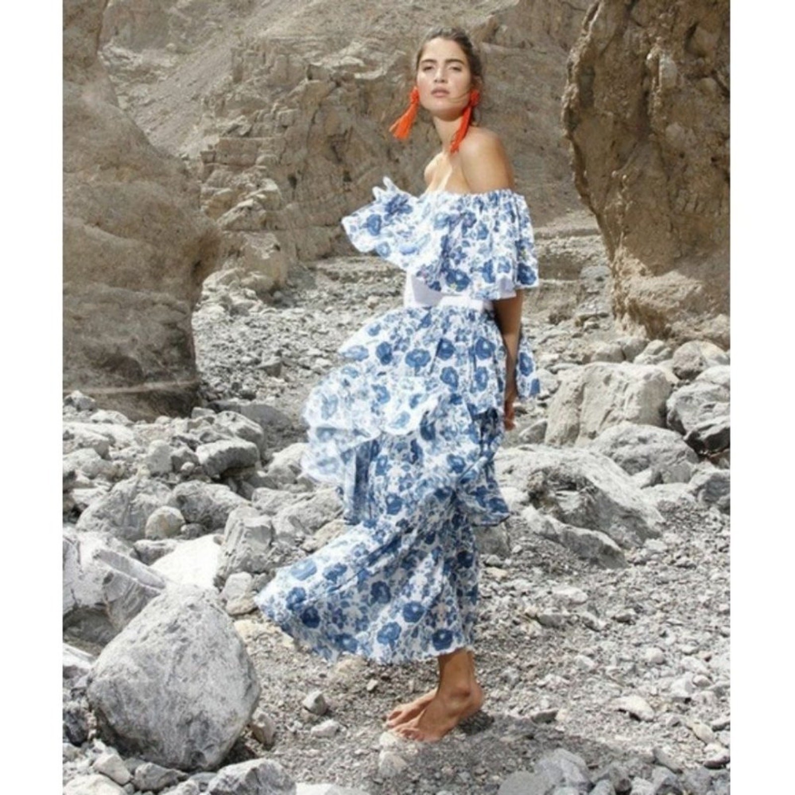 All Things Mochi Barta Midi Dress Excellent Pre-Loved Condition Small
