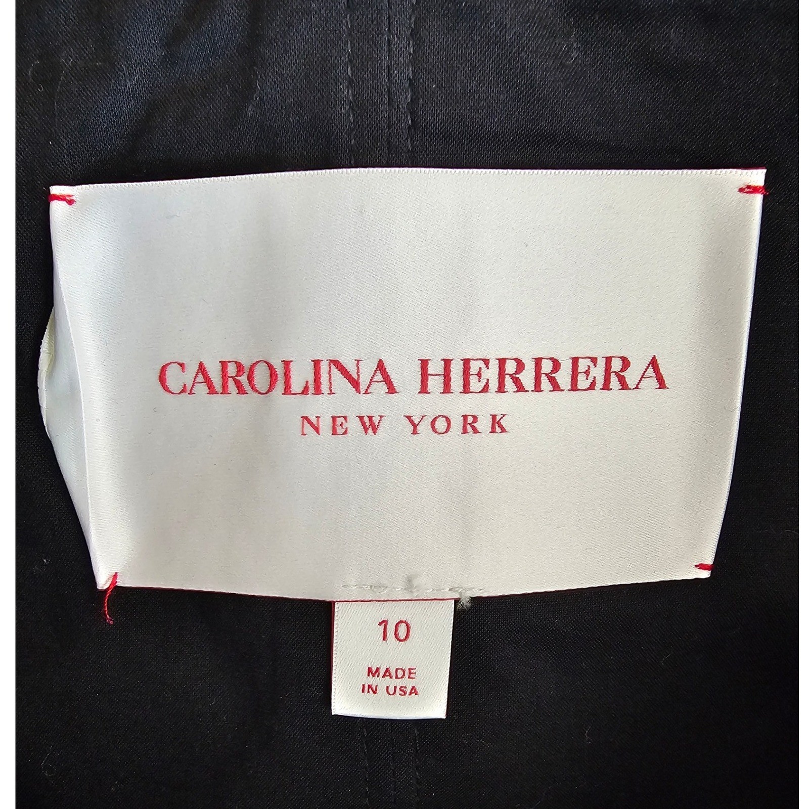 Carolina Herrera Black Halter Neck Midi Ruched Party Dress Size 10 TP01