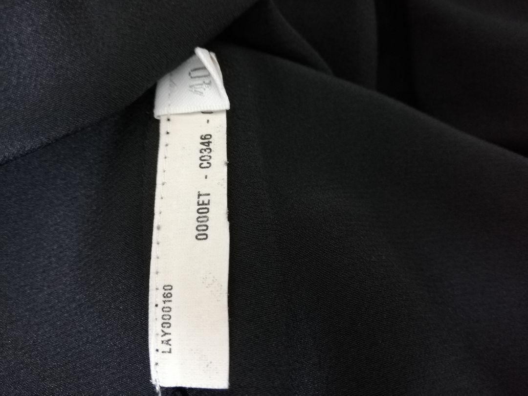miumiu silk dress size 40 length 38 inches black