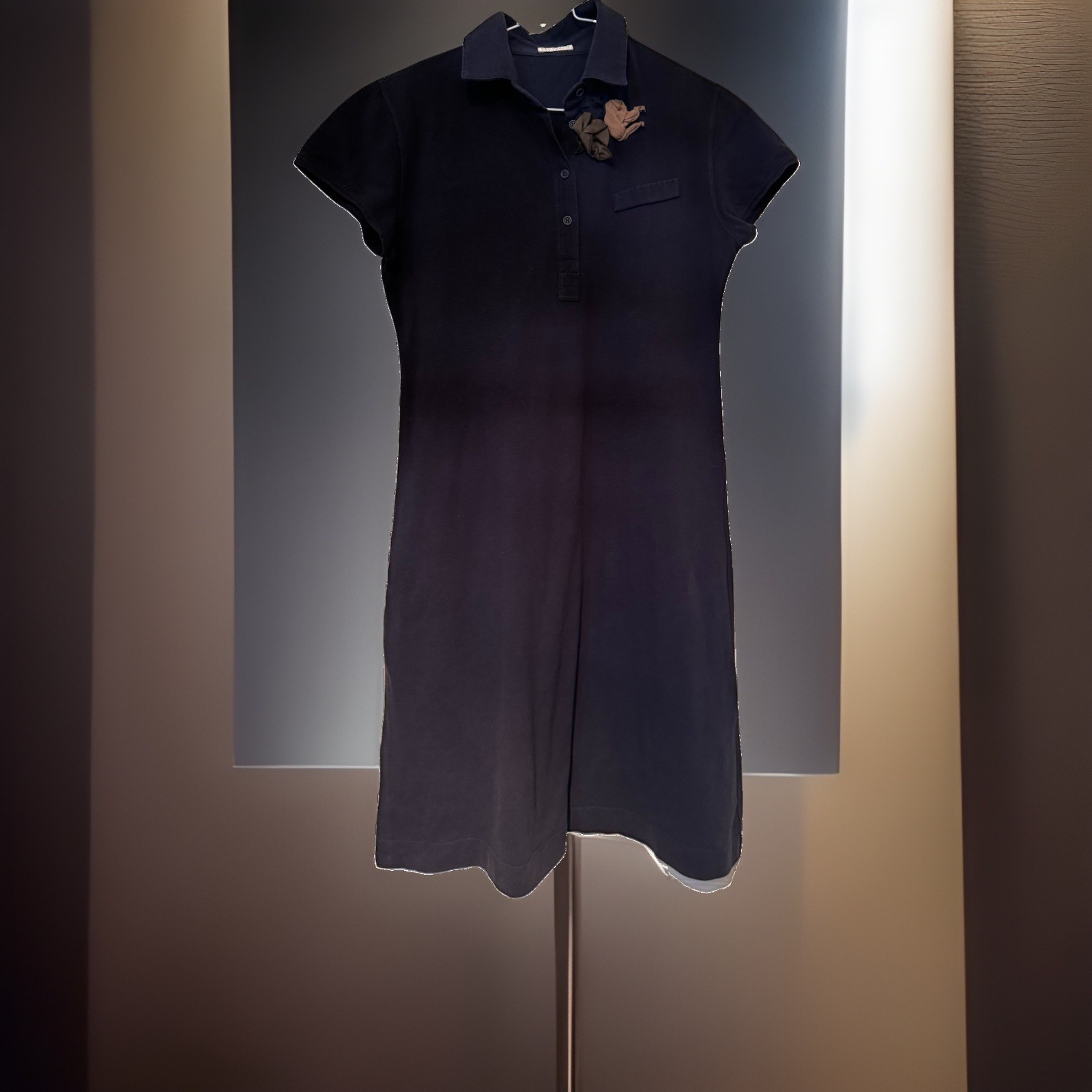 Brunello Cucinelli Smart Designer Blue Jersey Sports Dress M